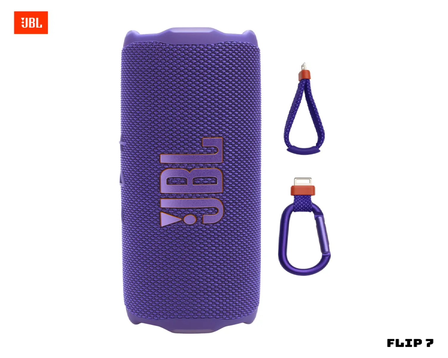 PARLANTE JBL FLIP 7 BLUETOOTH EXTRA BASS – MORADO - 1
