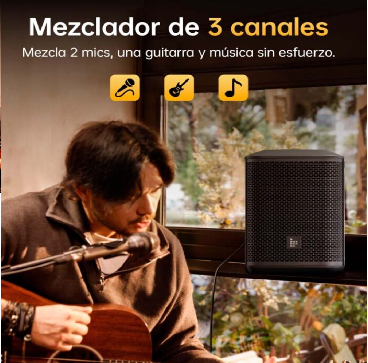 PARLANTE TRONSMART HYTUNE S1 SISTEMA PA PORTÁTIL TODO-EN-UNO - NEGRO - 5