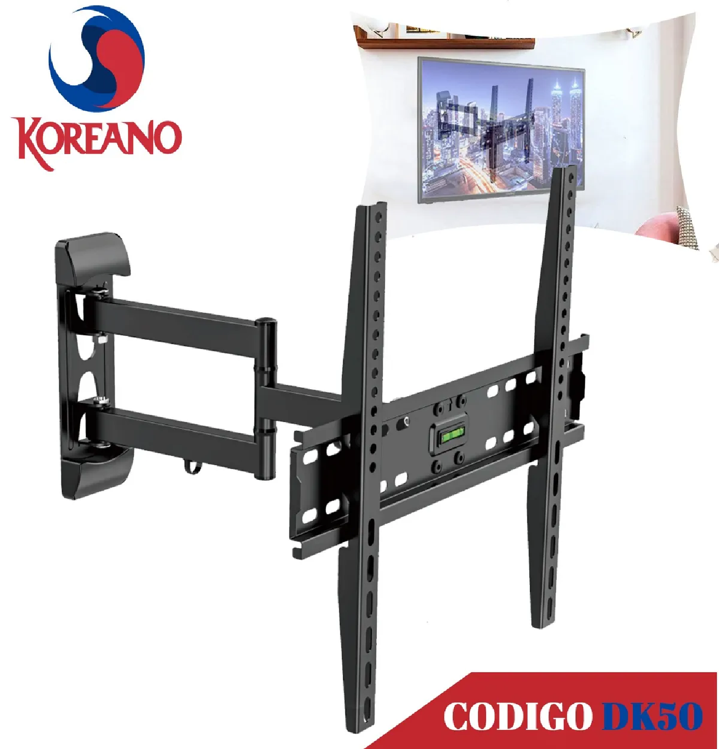 RACK MÓVIL KOREANO PARA TV DE (32” A 60”) PULGADAS - DK50 - 1