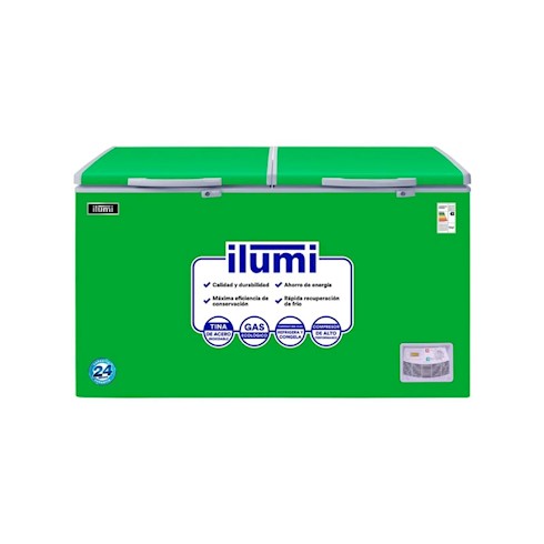 CONGELADOR HORIZONTAL ILUMI TFI-4402GR 440L – VERDE - 4