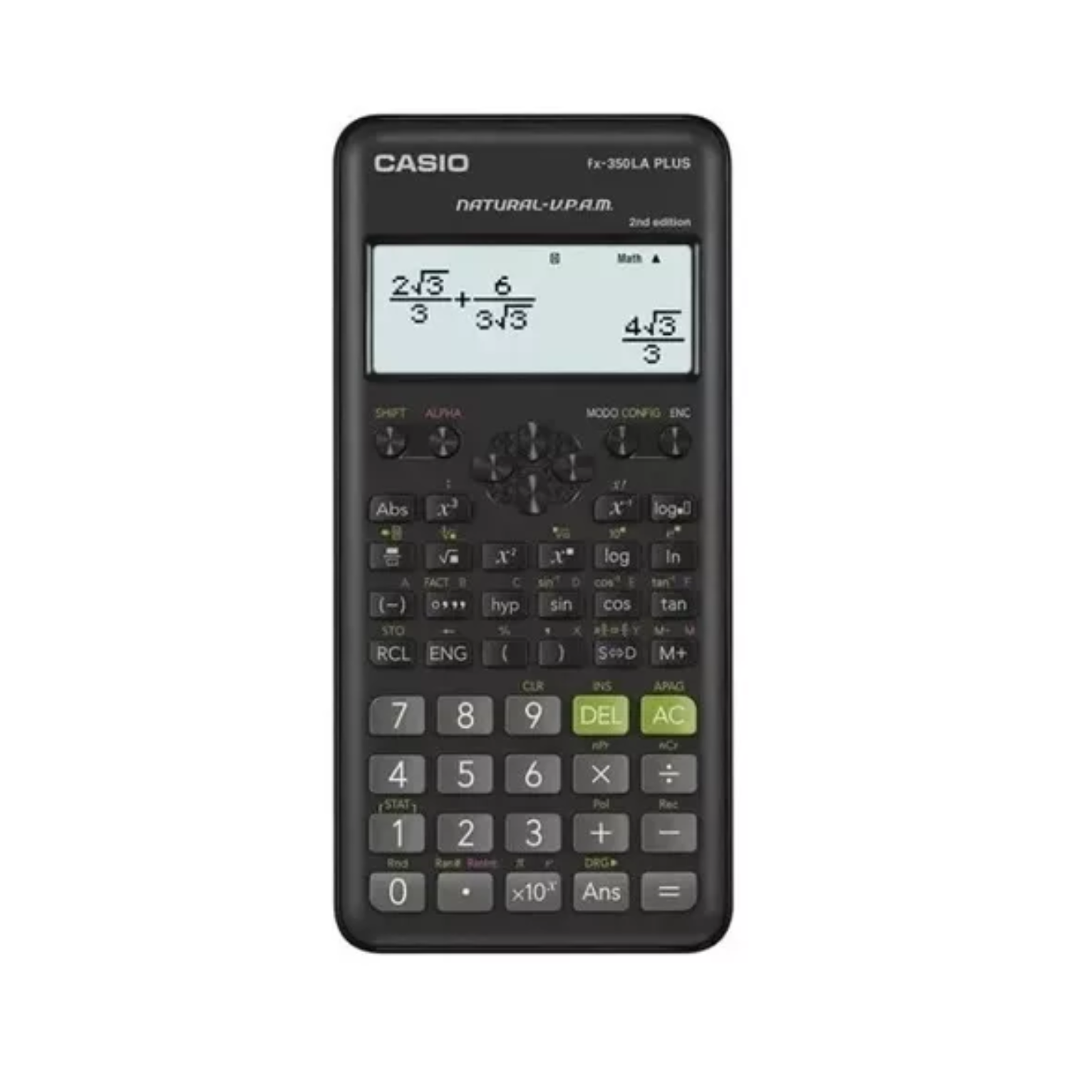 CALCULADORA CIENTÍFICA CASIO FX-991LA PLUS 2 – NEGRO - 1