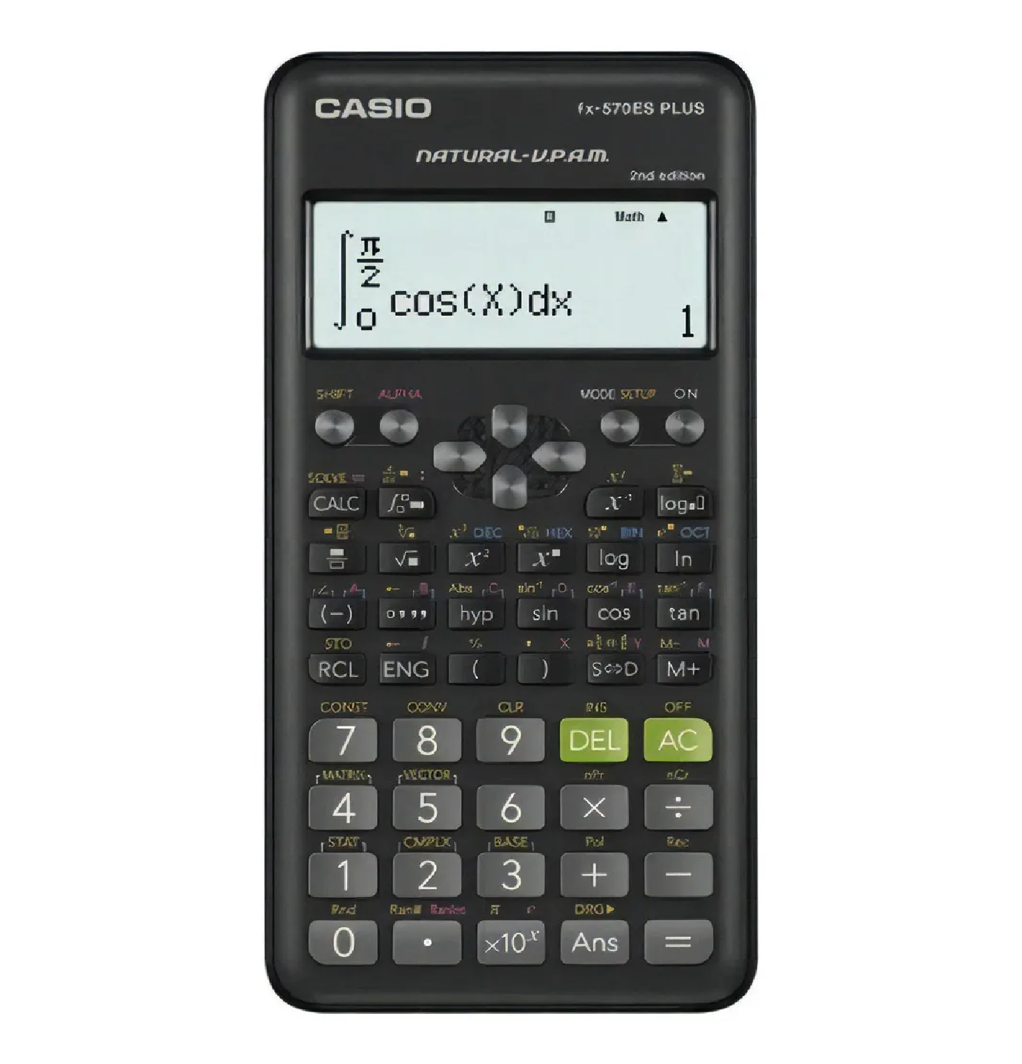 CALCULADORA CIENTÍFICA CASIO FX-570LA PLUS 2DA EDICIÓN – NEGRO - 1