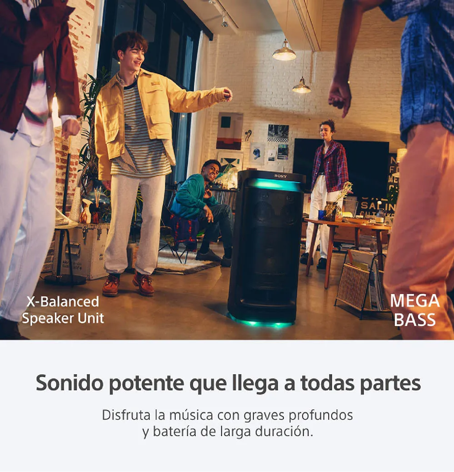 PARLANTES INALÁMBRICOS SONY DE ALTA POTENCIA SRS-XV900 - NEGRO - 4