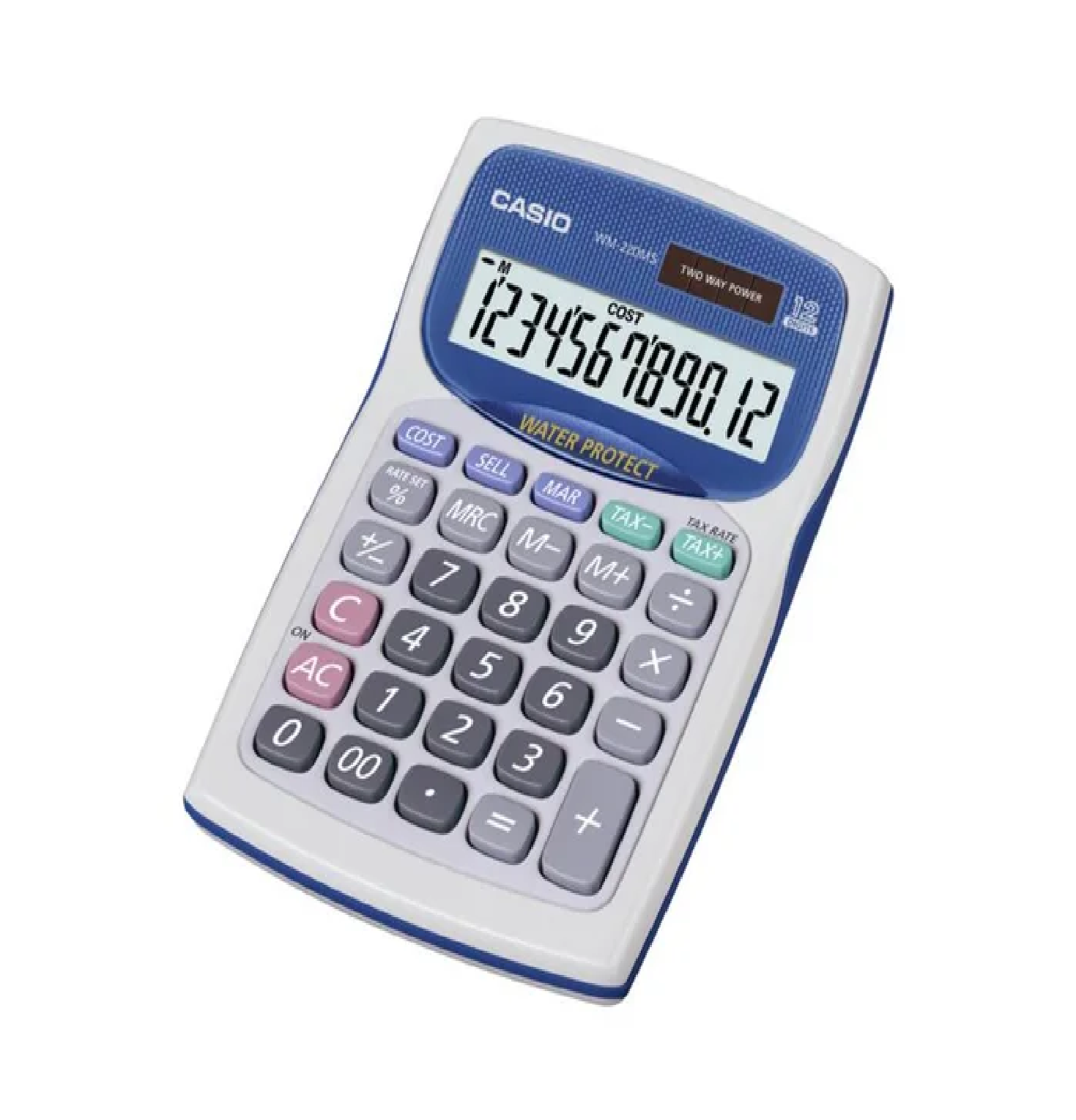 CALCULADORA DE ESCRITORIO CASIO WM-220MS-WE-S-DH - BLANCO - 1