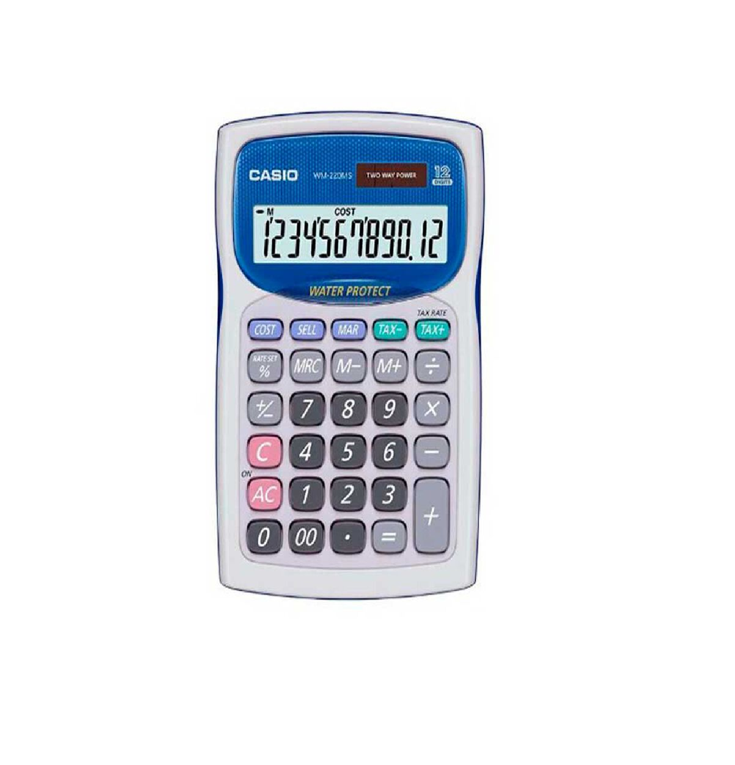 CALCULADORA DE ESCRITORIO CASIO WM-220MS-WE-S-DH - BLANCO - 3