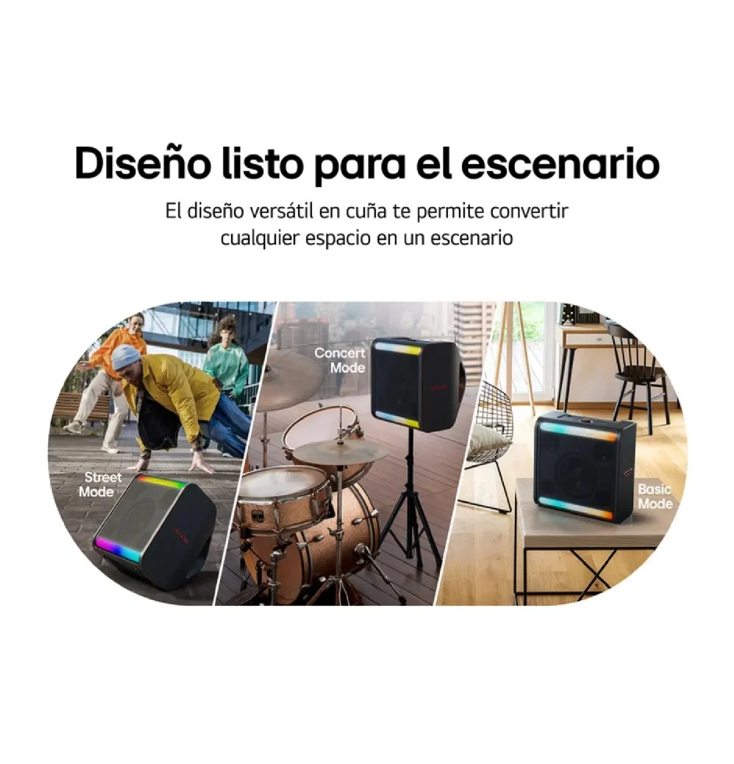 PARLANTE BLUETOOTH LG XBOOM STAGE 301 120W IPX4 (2025) - 5
