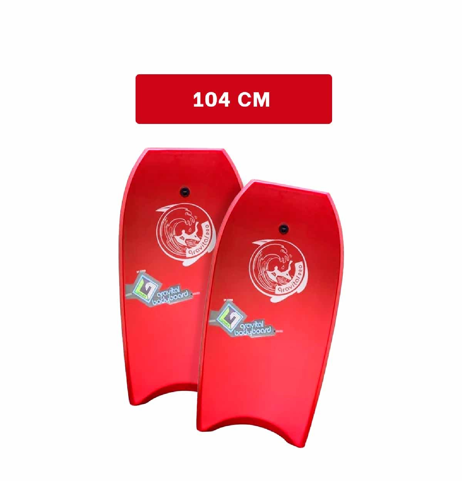 TABLA BODYBOARD GRAVITAL DE NATACIÓN 41” GR-41 DINÁMICA – ROJO - 2