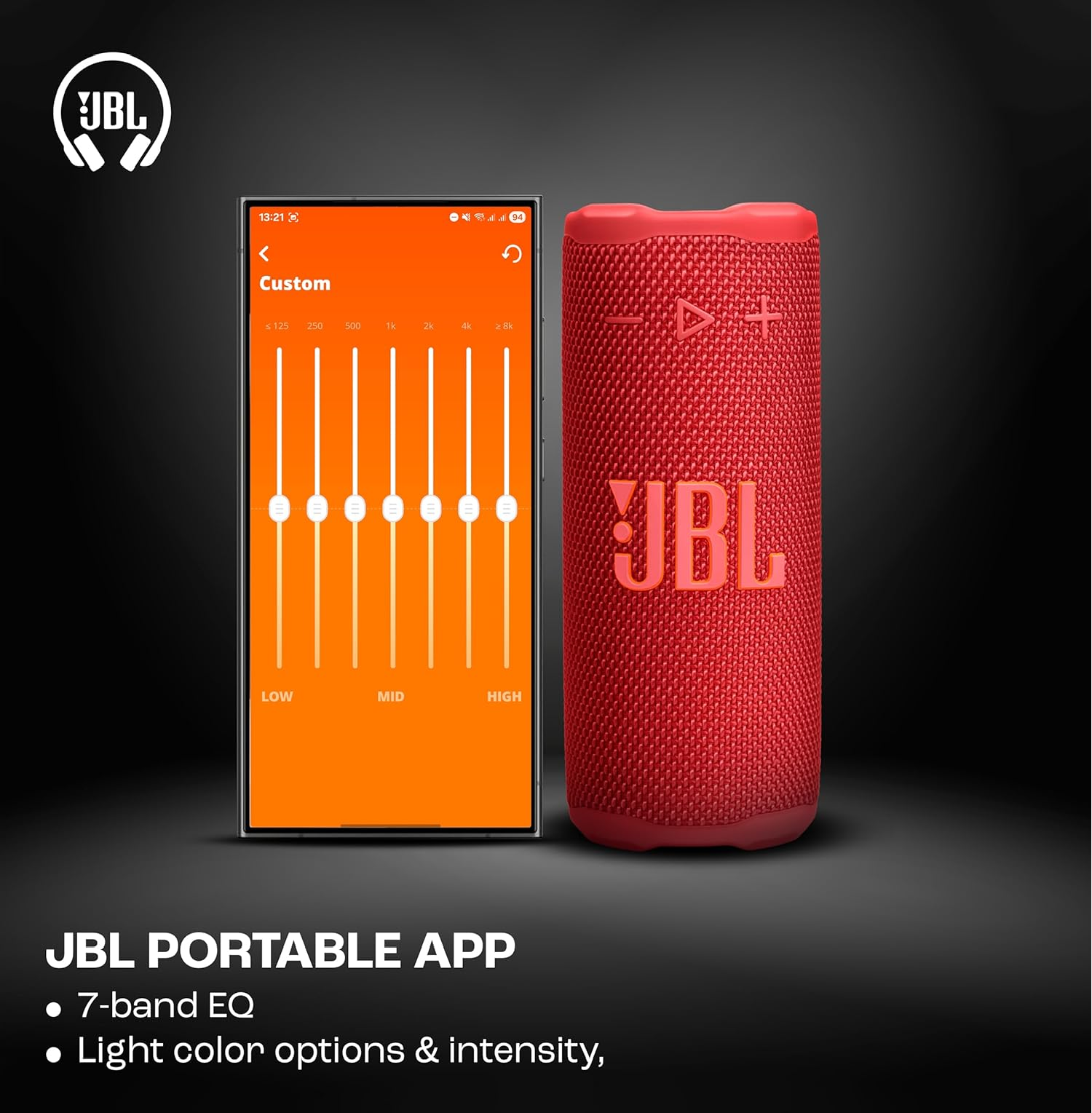 PARLANTE BLUETOOTH JBL GRIP - ROJO - 3