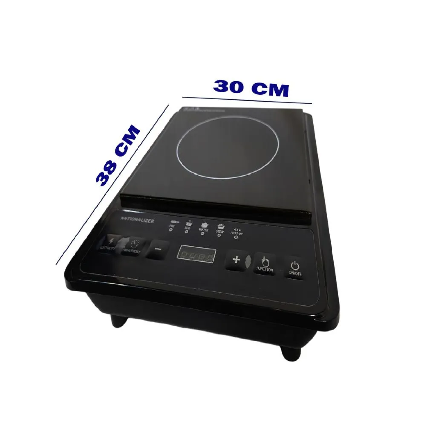 COCINA INDUCCIÓN DE 1 HORNILLA NNATIONALIZER NN-ALPI05 DE 2000W - NEGRO - 2