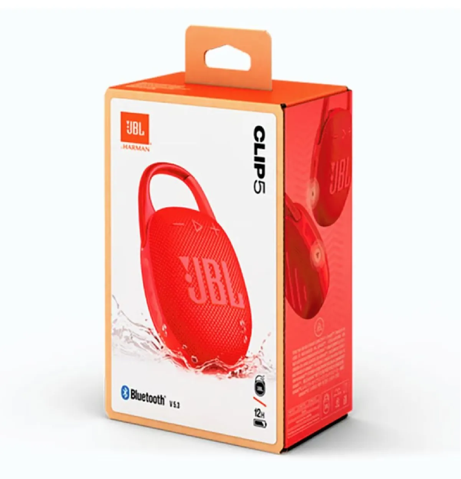 PARLANTE BLUETOOTH JBL CLIP 5 - ROJO - 3