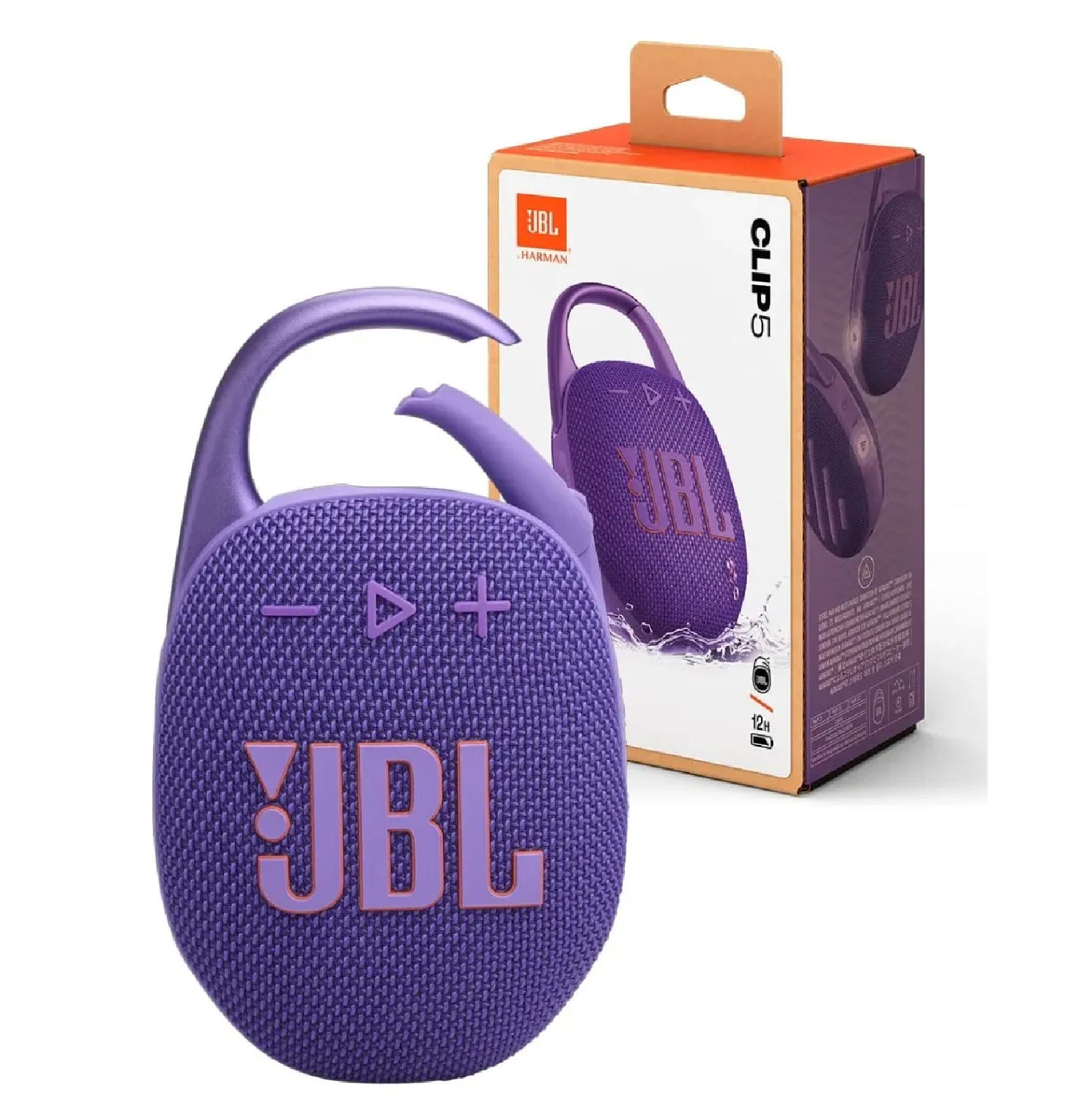 PARLANTE BLUETOOTH JBL CLIP 5 - MORADO - 1