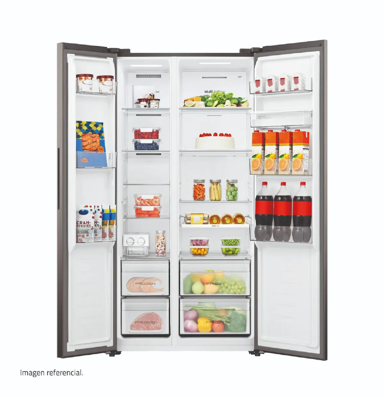 REFRIGERADORA INDURAMA RI-795DI SIDE BY SIDE 529L – CROMA - 3