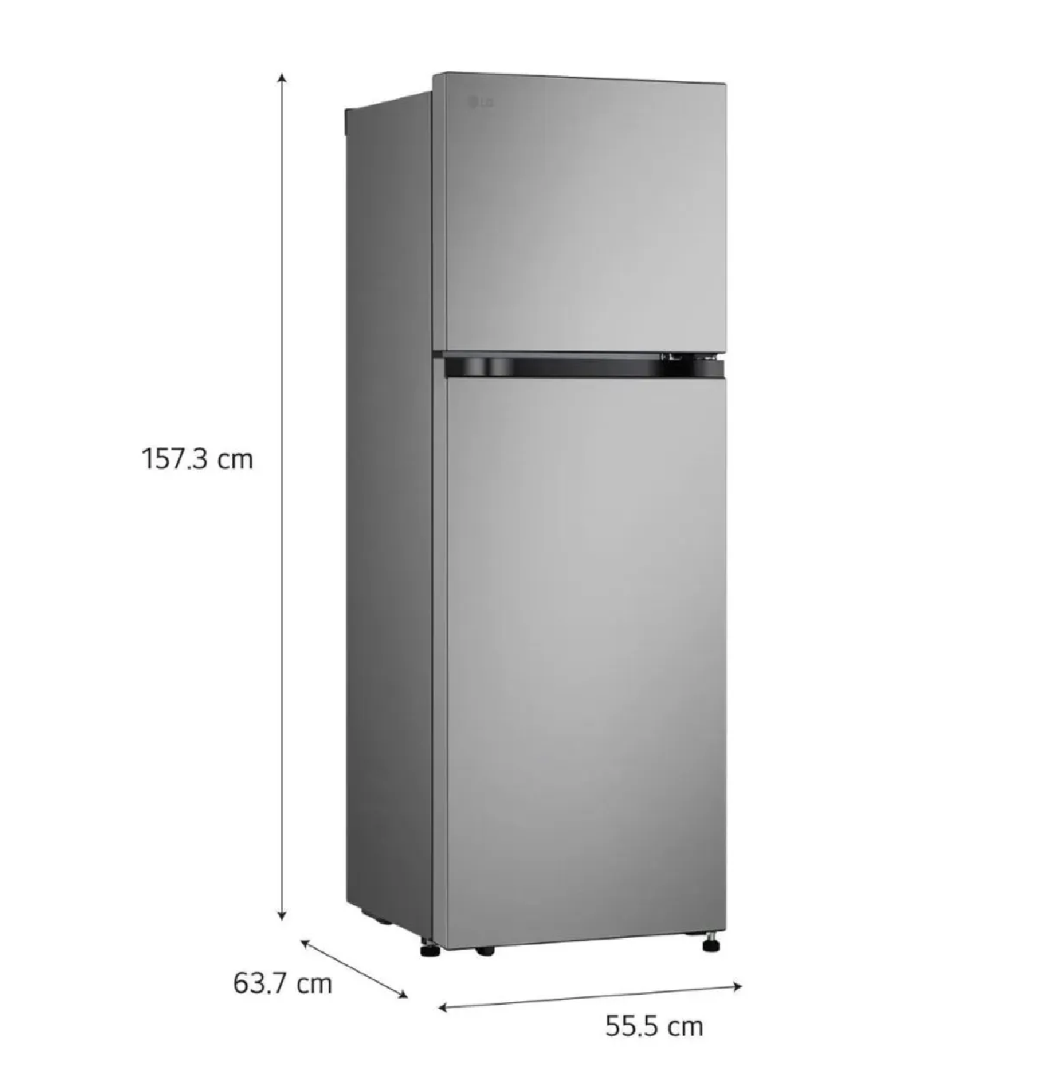 REFRIGERADORA LG 241L NO FROST VT24BPY – PLATEADO - 3