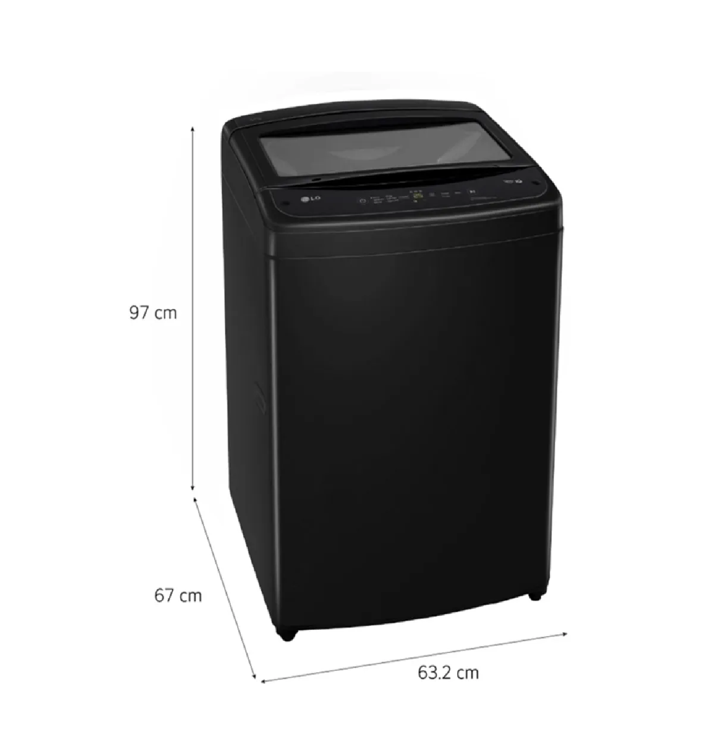 LAVADORA LG WT16OBVTB 16 KG CARGA SUPERIOR TURBODRUM - NEGRO ONYX - 4