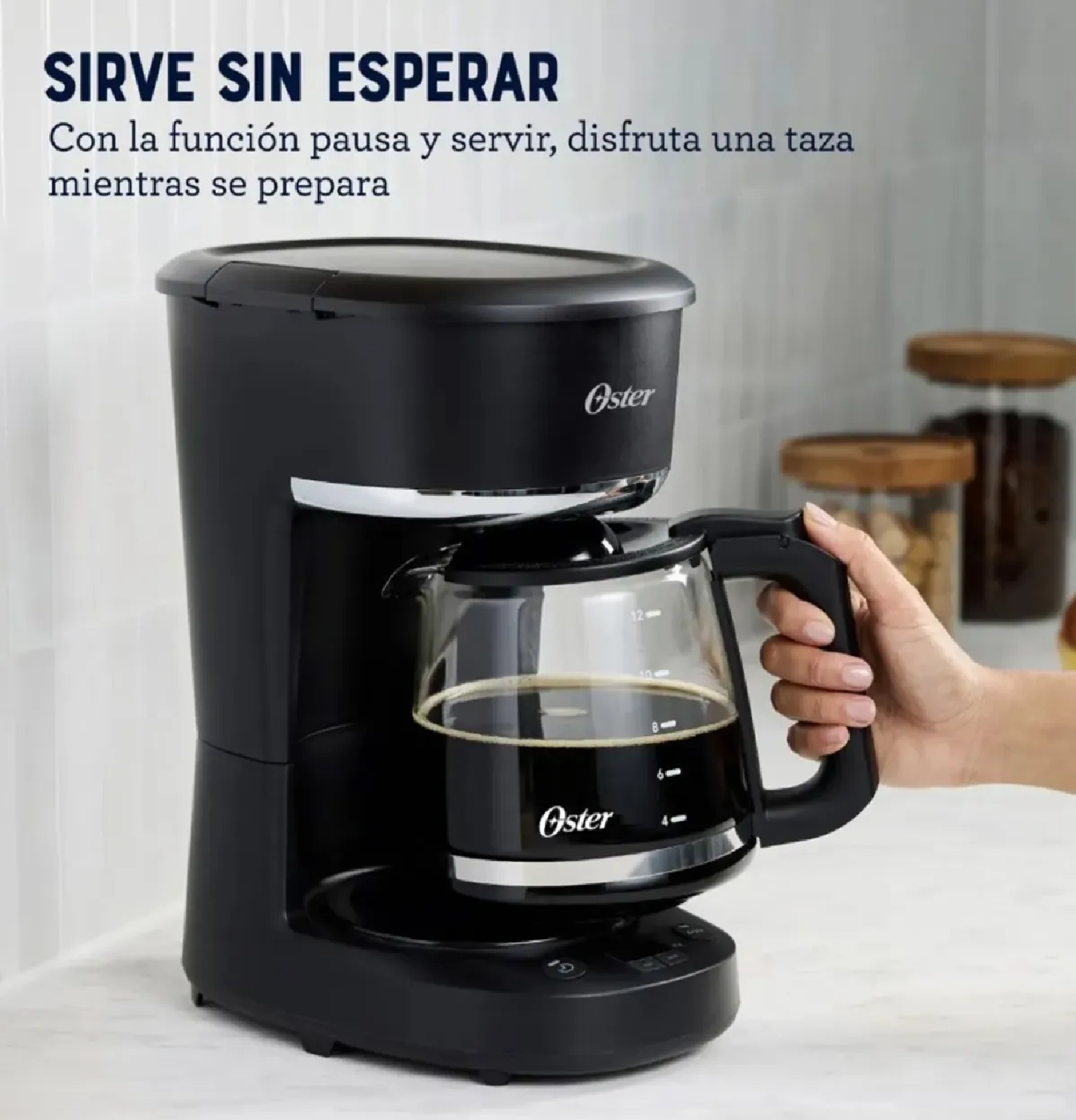 CAFETERA OSTER BVSTDCP121B DE 12 TAZAS PROGRAMABLE CON FILTRO – NEGRO - 5