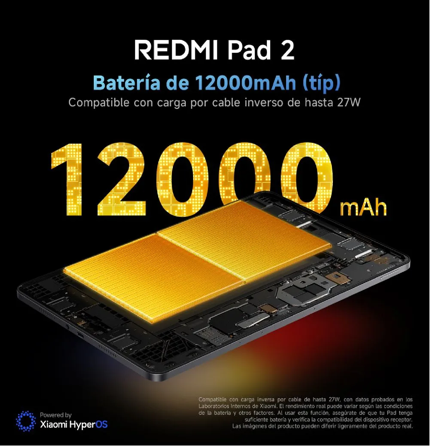 TABLET XIAOMI REDMI PAD 2 PRO 12.1' 8GB RAM 256GB – SILVER - 5