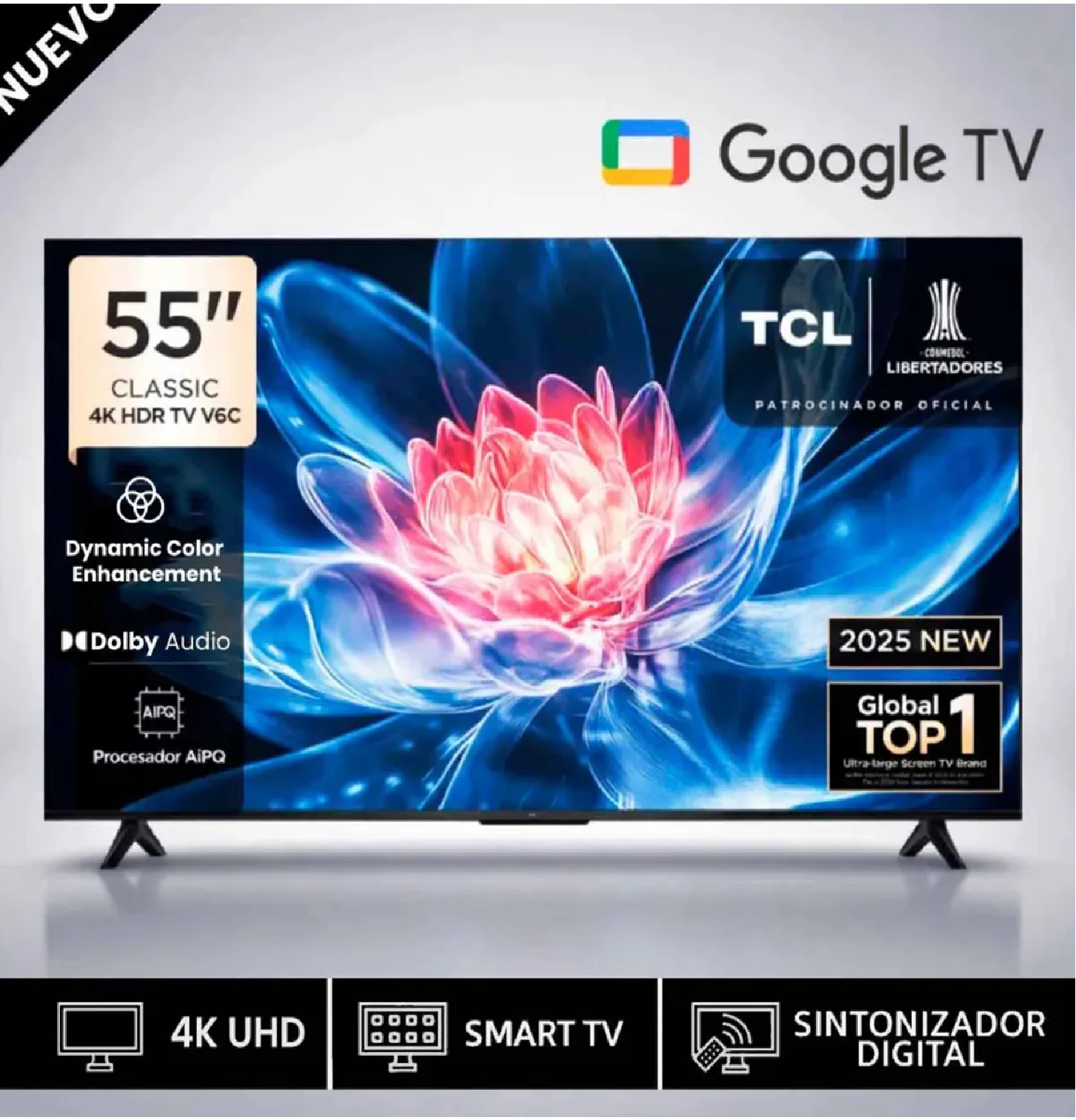 TELEVISOR TCL 55” 55V6C UHD 4K SMART TV 2025 - 1