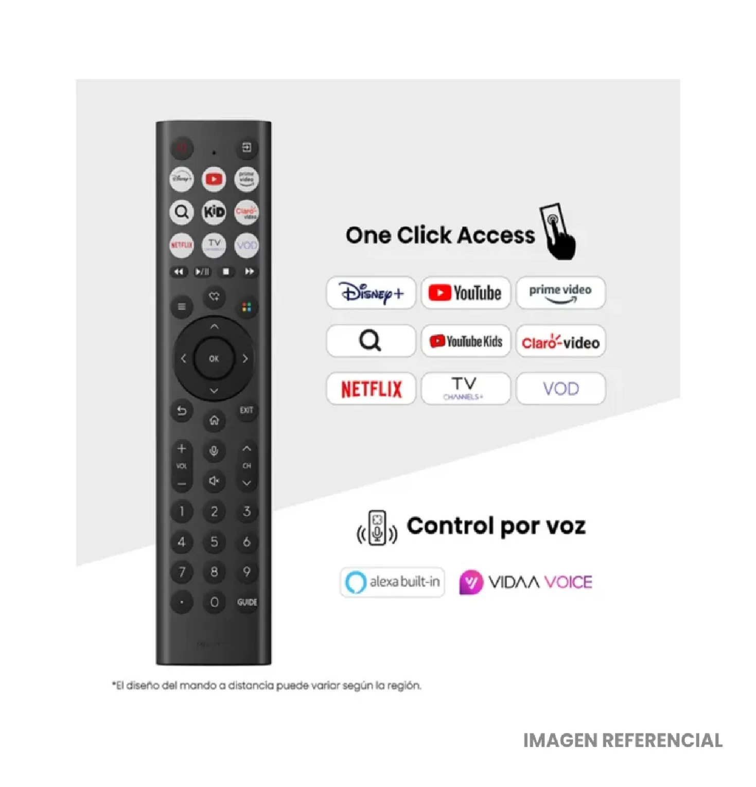 TELEVISOR HISENSE 55” MODELO 55Q6QV QLED 4K SMART TV DOLBY VISION - 2025 - 6