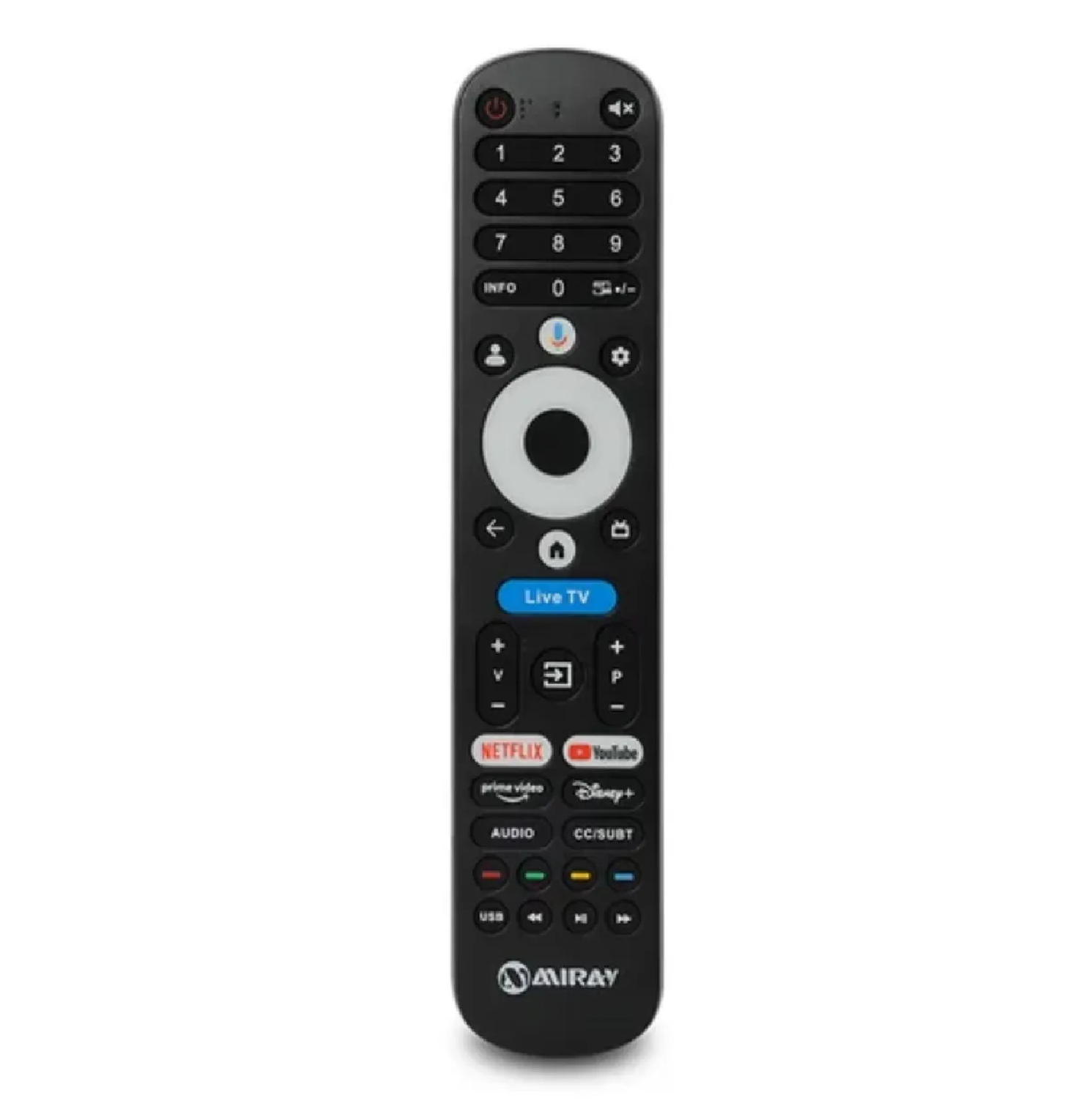 TELEVISOR MIRAY 50” 4K UHD MK50-E2000GBT GOOGLE TV LED - NEGRO - 5