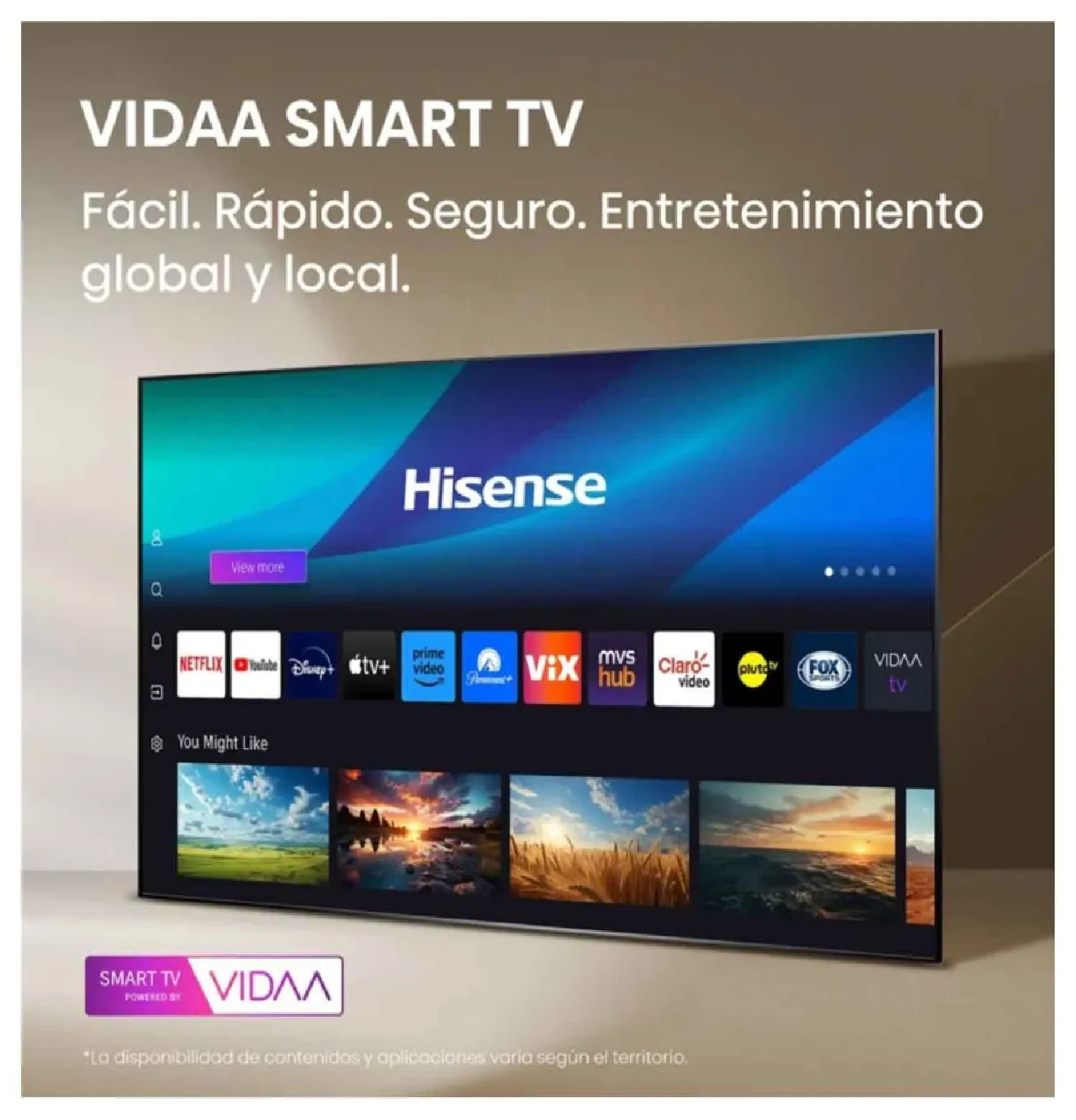TELEVISOR HISENSE 50' FHD SMART TV 50A4NV 2025 - 4