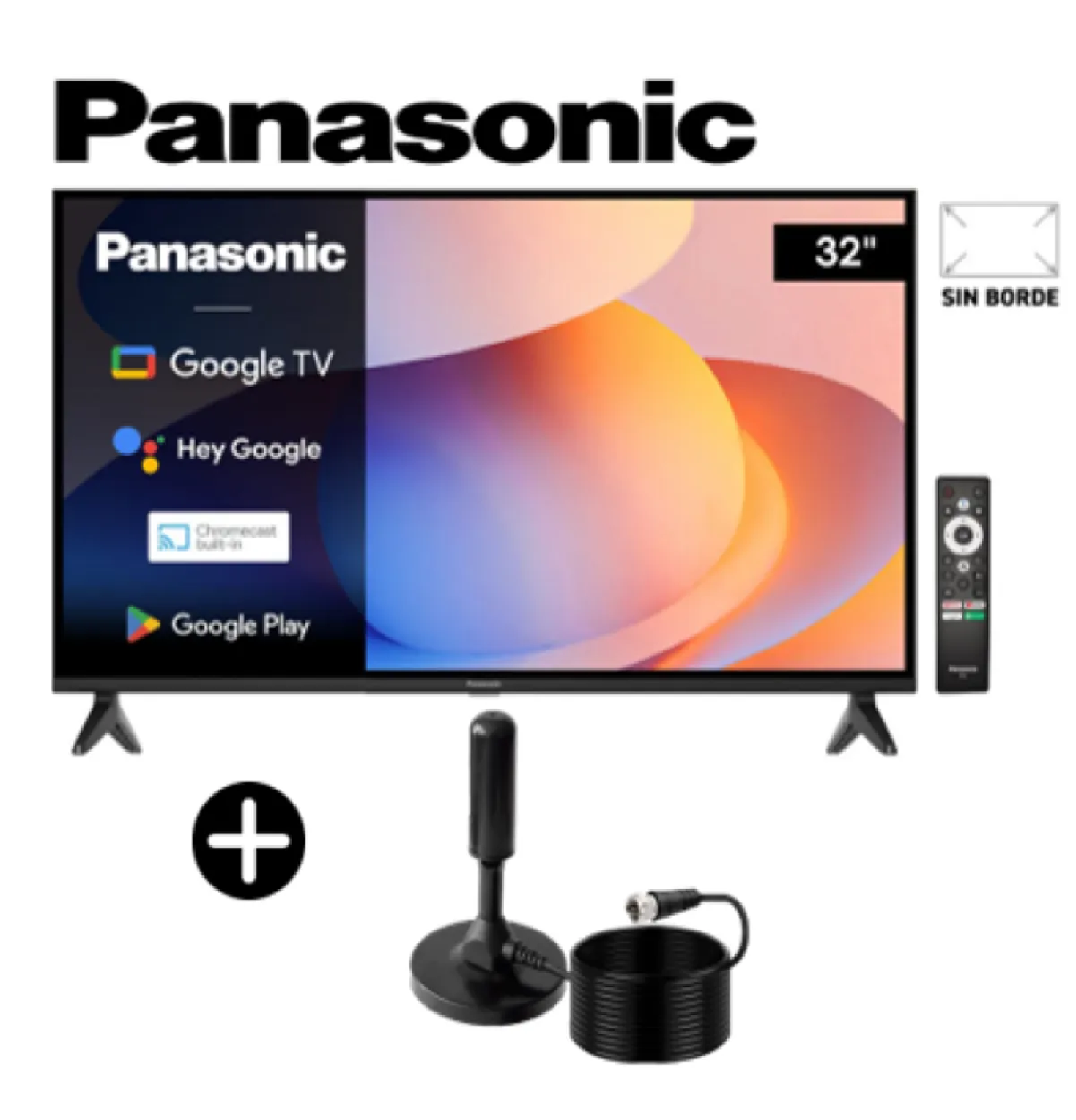 TELEVISOR PANASONIC SMART TV 32' LED HD TC-32NS600P + ANTENA DIGITAL - 1
