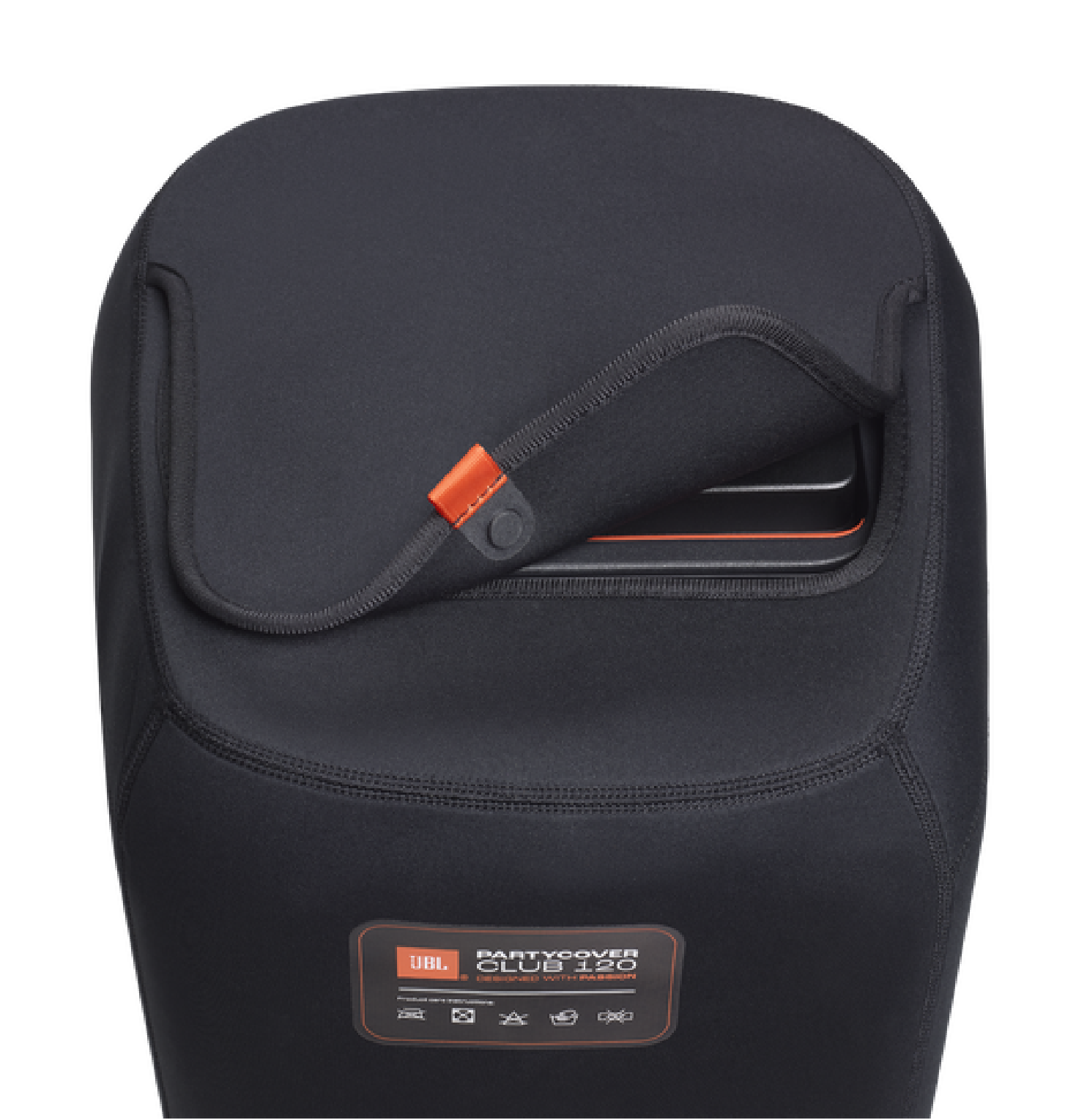 FUNDA PROTECTORA PARA JBL PARTY BOX CLUB 120 – NEGRO - 4