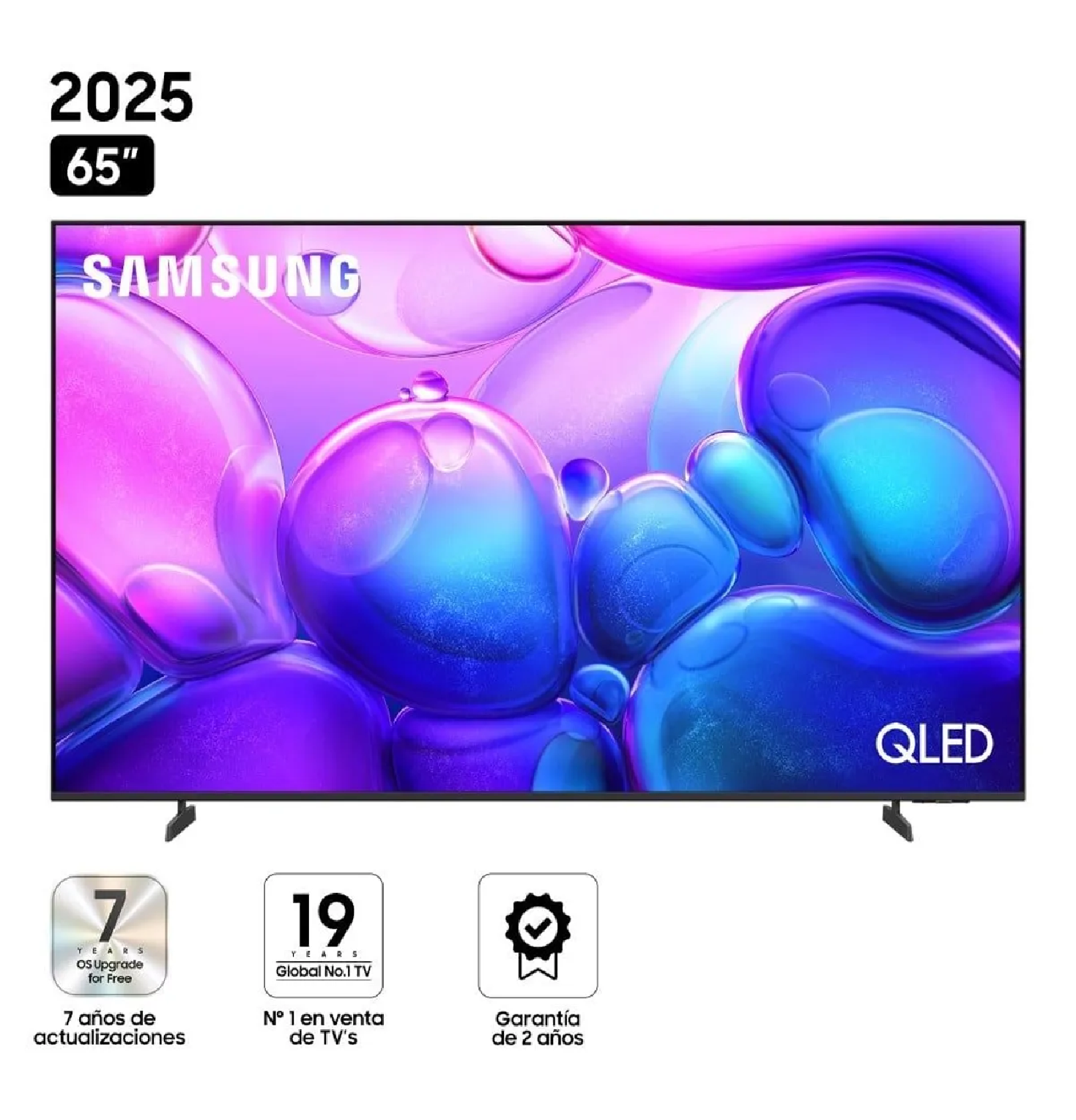 TELEVISOR SAMSUNG QLED 65' UHD 4K SMART TV QN65Q6FAAGXPE MODELO 2025 - 1