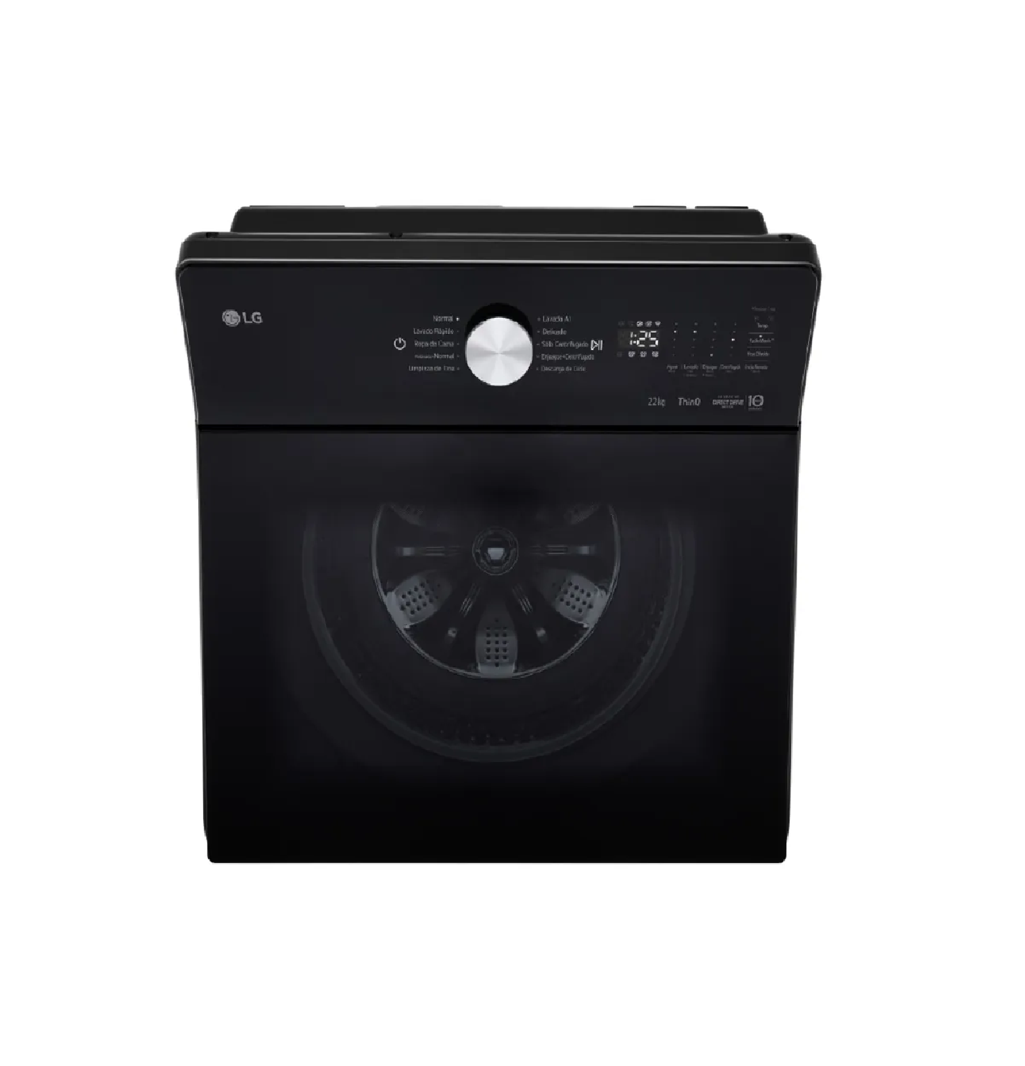 Lavadora LG WT22OBTX 22Kg con Inteligencia Artificial Carga Superior - Negro Onyx - 4