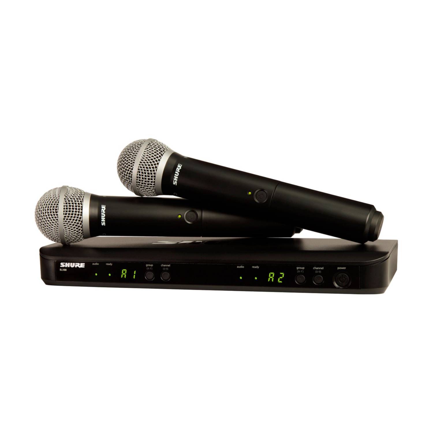 SISTEMA DE MICRÓFONOS SHURE BLX288/PG58 INALÁMBRICO DUAL PARA VOZ - 1