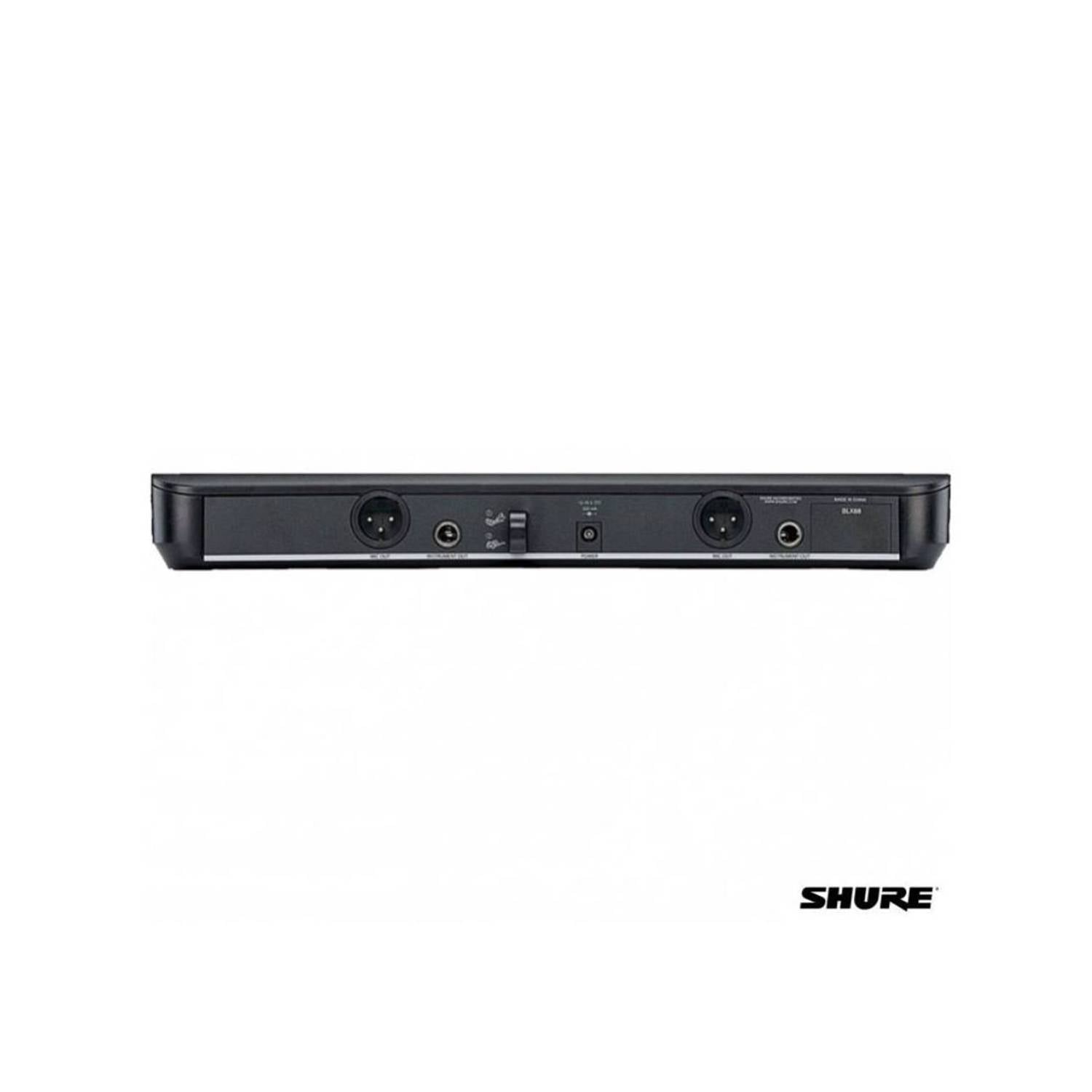 SISTEMA DE MICRÓFONOS SHURE BLX288/PG58 INALÁMBRICO DUAL PARA VOZ - 2