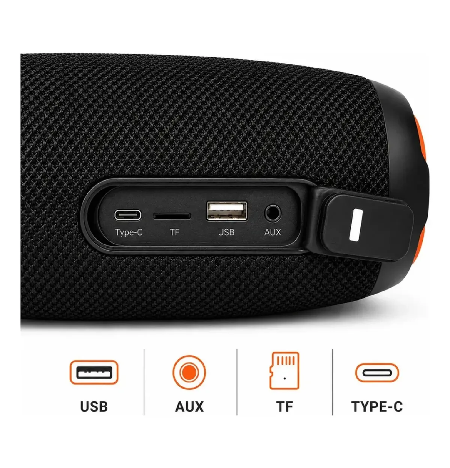 PARLANTE BLUETOOTH LIDIMI LD-S677 100W EXTRA BASS - NEGRO - 5
