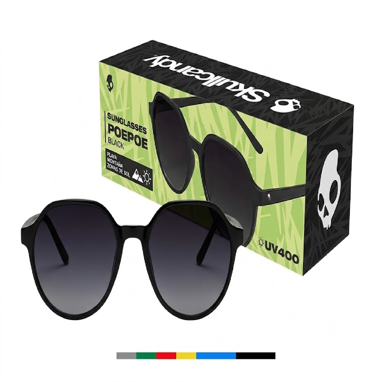 LENTES DE SOL SKULLCANDY POE POE UNISEX - BLACK - 1