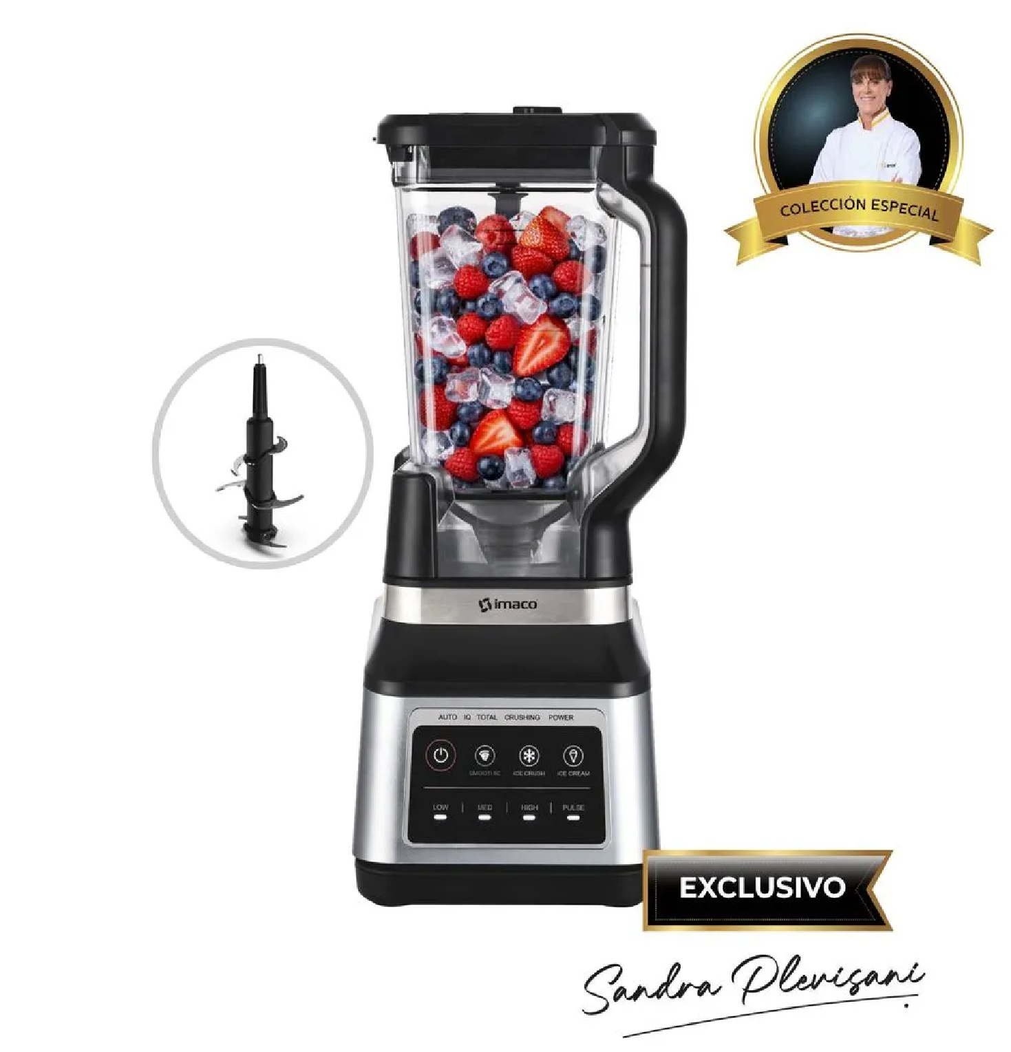 LICUADORA IMACO BLC1500KI SMART SYSTEM 1500W 2 LITROS – NEGRO - 1