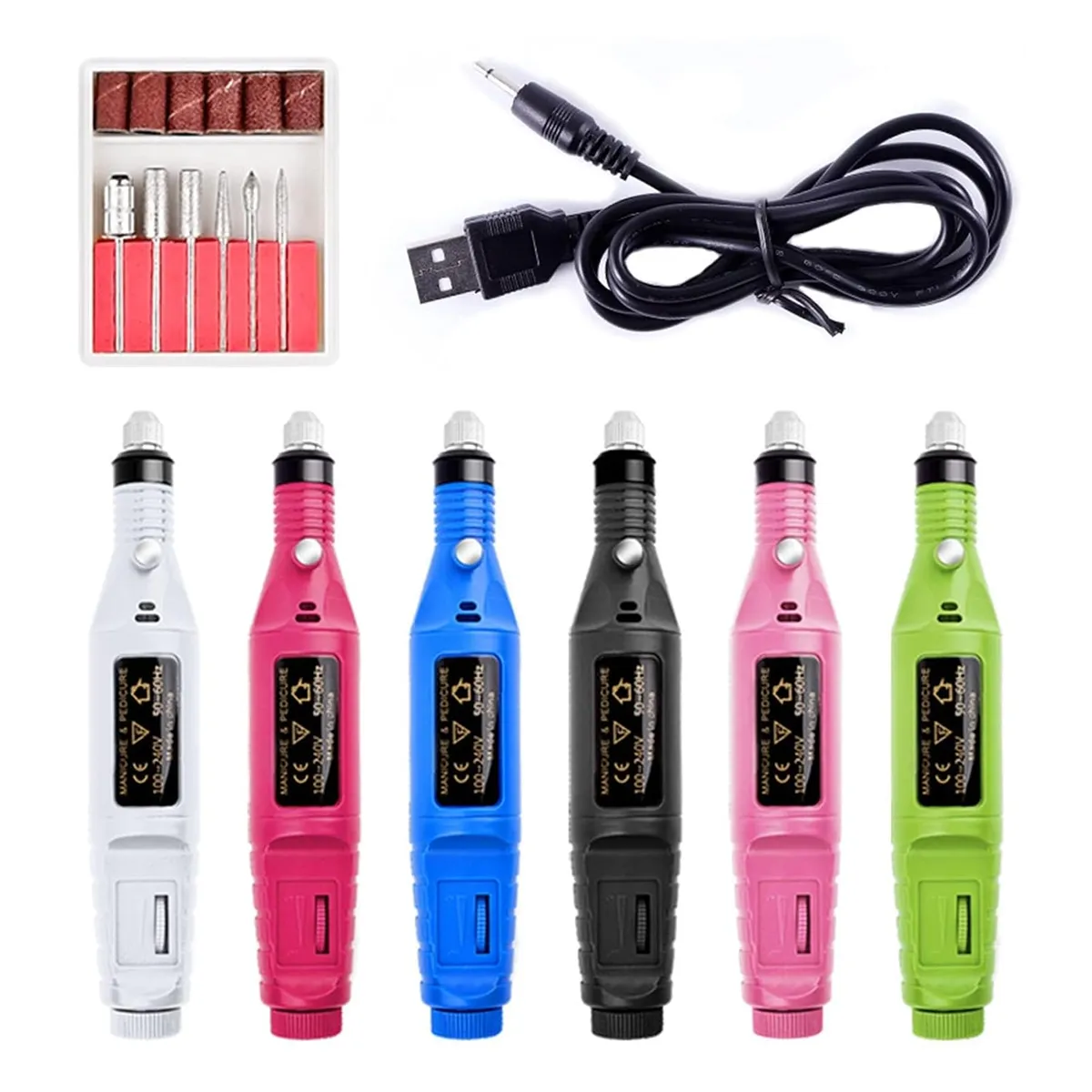 TALLADOR Y PULIDOR ELÉCTRICO REGULABLE PARA UÑAS MANICURA Y PEDICURA - 1