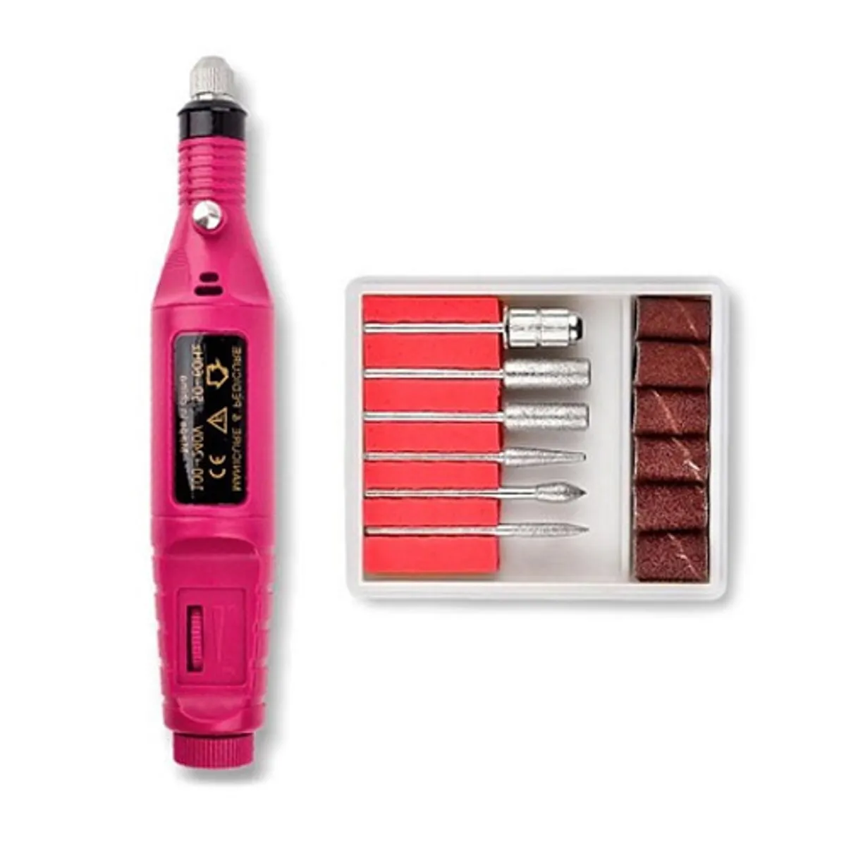 TALLADOR Y PULIDOR ELÉCTRICO REGULABLE PARA UÑAS MANICURA Y PEDICURA - 2