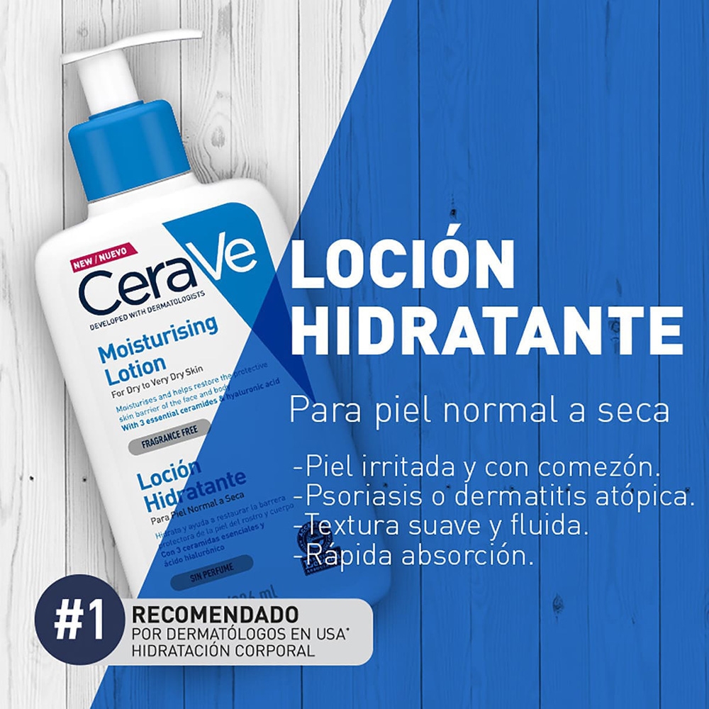 TRATAMIENTO FACIAL CERAVE LOCION HIDRATANTE 236 ML - 3