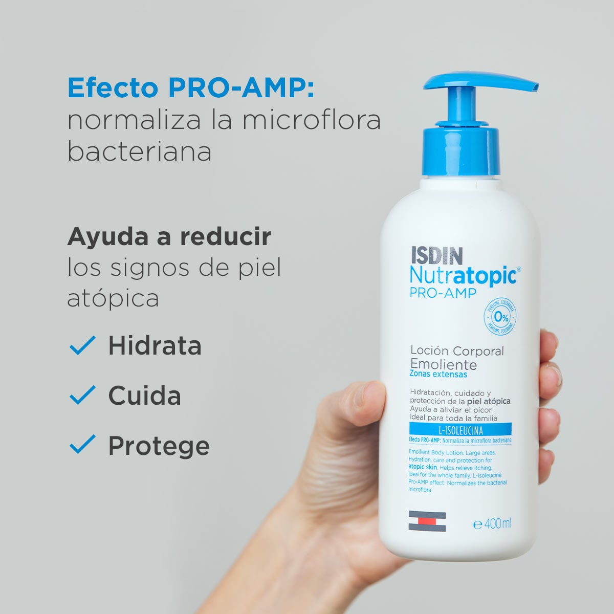 CREMA CORPORAL ISDIN NUTRATOPIC PRO AMP LOCION EMOLIENTE - 5
