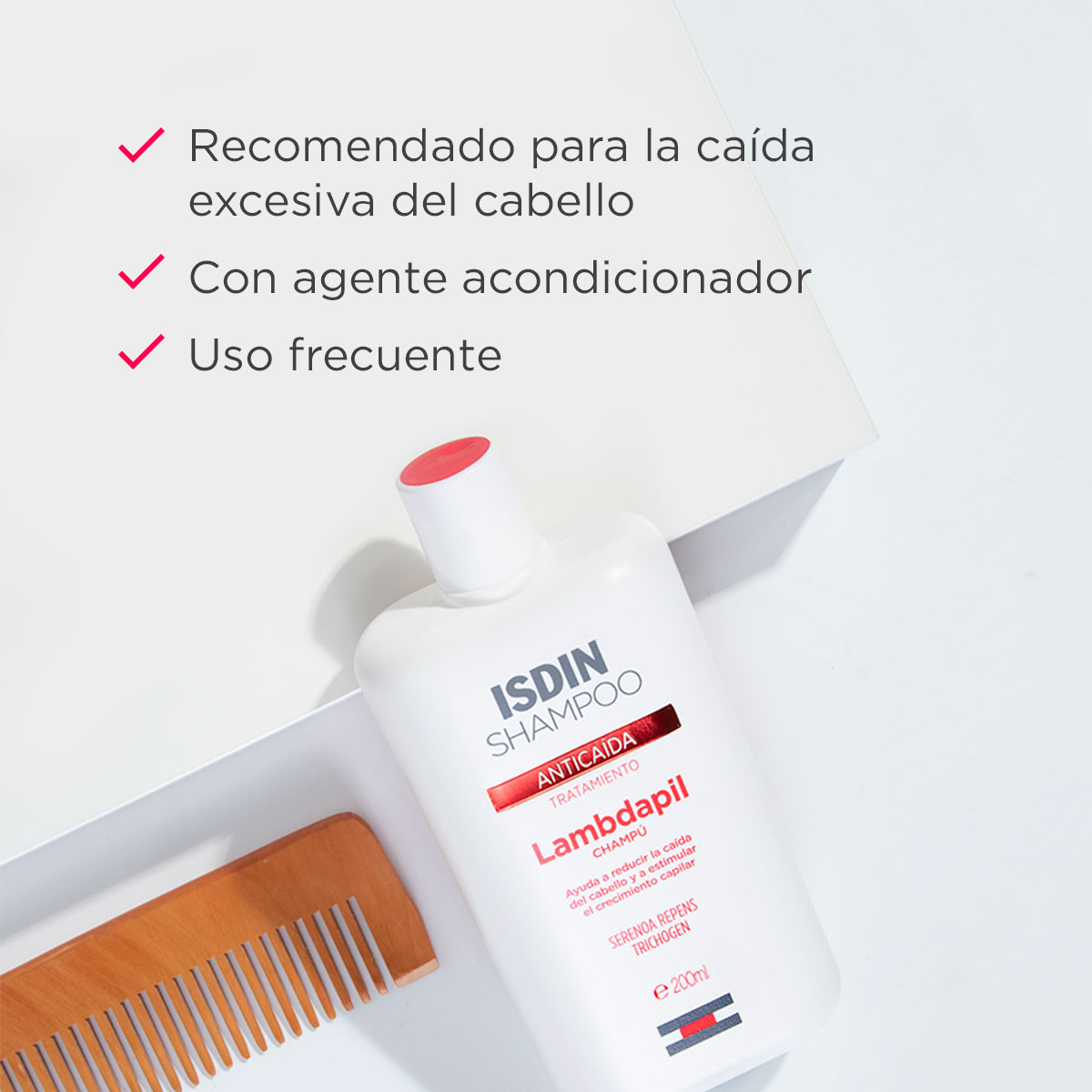 TRATAMIENTO ISDIN LAMBDAPIL ANTICAIDA SHAMPOO - 5