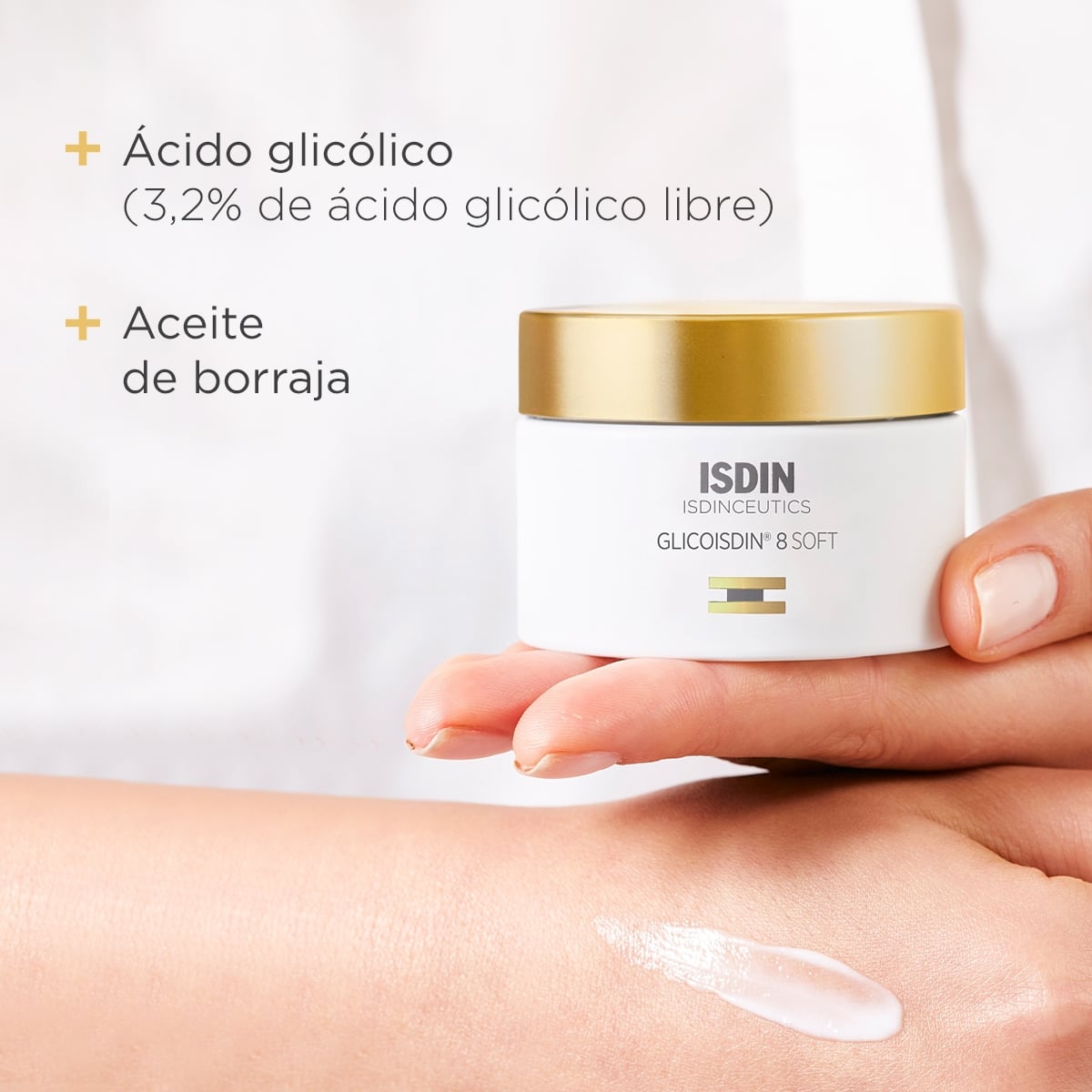 TRATAMIENTO FACIAL ISDIN GLICO 8% SOFT GEL 50 ML - 3