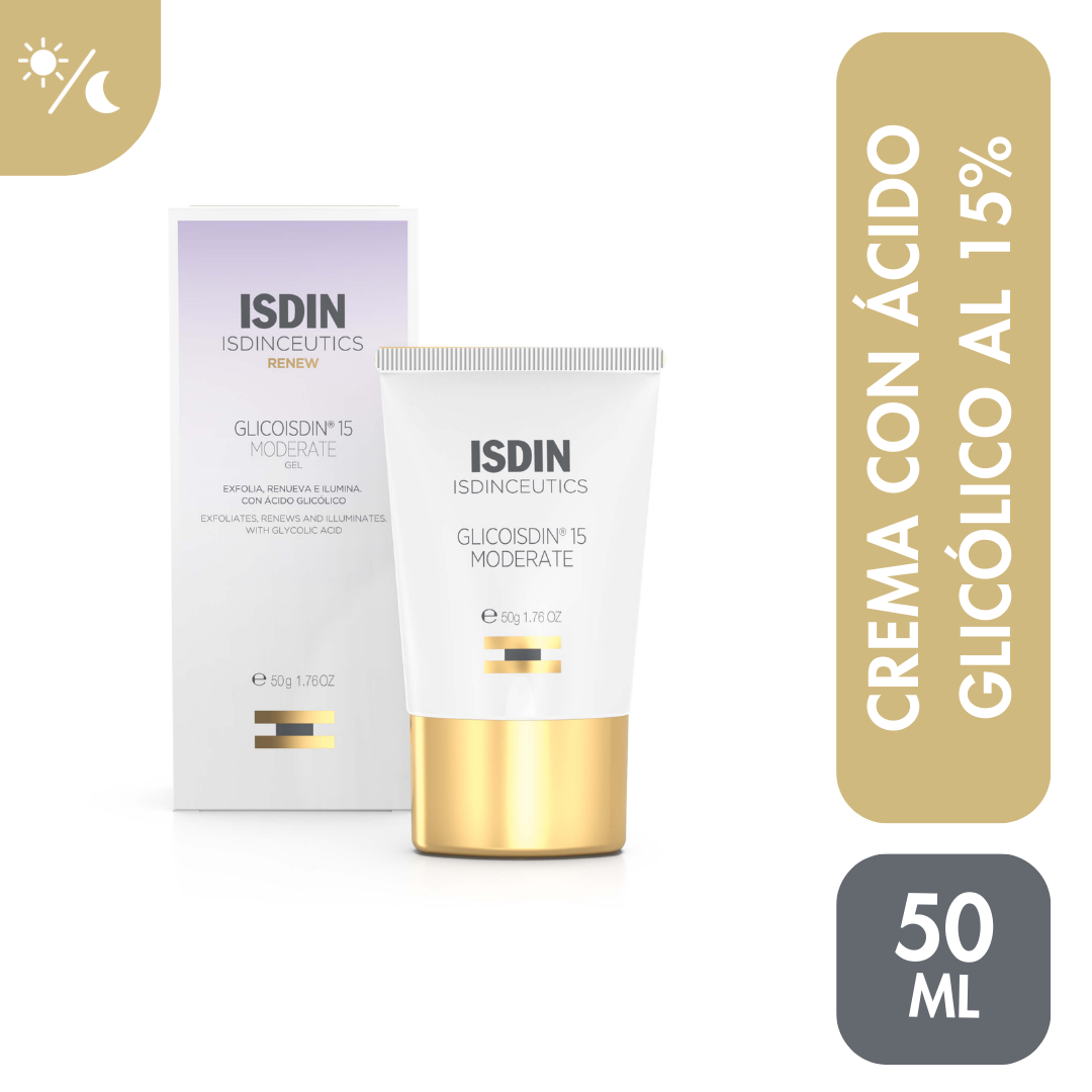 TRATAMIENTO FACIAL ISDIN GLICO 15% MODERATE GEL 50 ML - 1