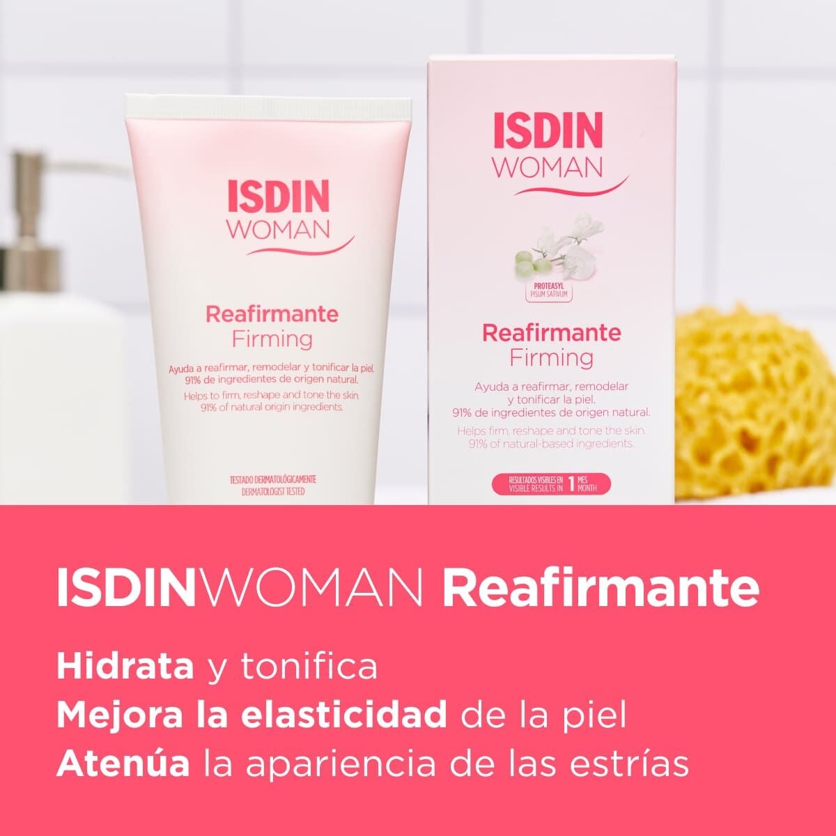 WOMAN ISDIN REAFIRMANTE 250 ML - CREMA CORPORAL QUE AYUDA A REAFIRMAR, REMODELAR Y TONIFICAR LA PIEL - 6