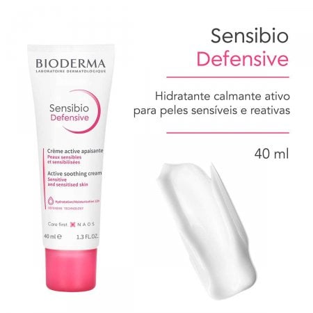 HIDRATANTE FACIAL BIODERMA SENSIBIO DEFENSIVE LIGHT 40 ML - 3