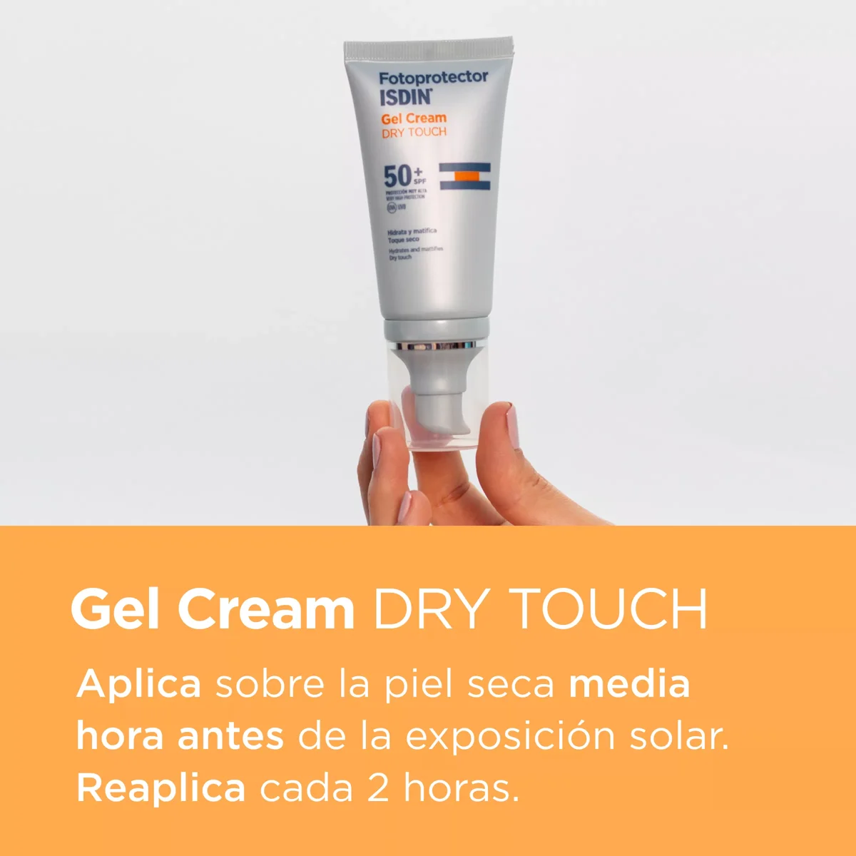 TRATAMIENTO FACIAL ISDIN FOTOPROTECTOR GEL CREAM DRY TOUCH SPF 50+ 50 ML - 7