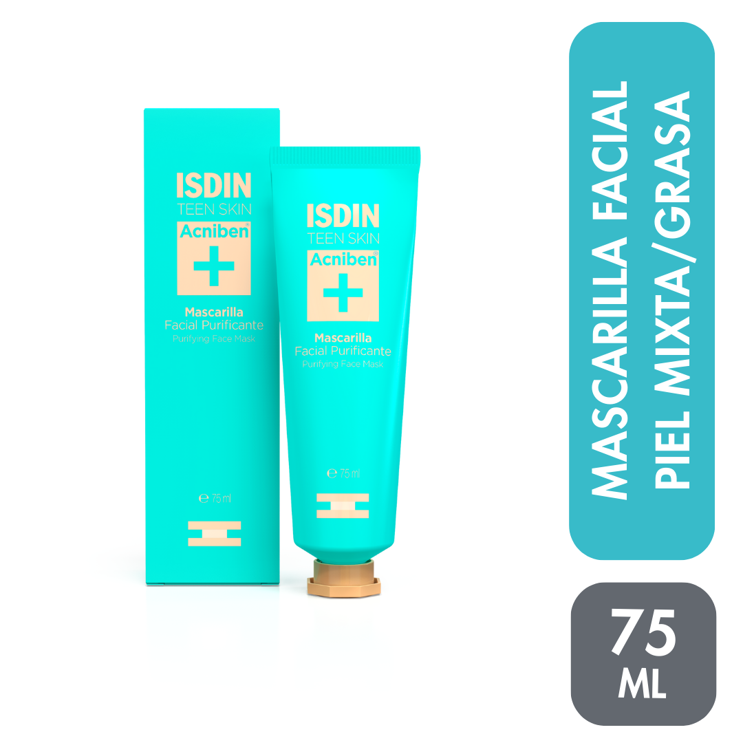 TRATAMIENTO FACIAL ISDIN ACNIBEN MASCARILLA PURIFICANTE 75 ML - 1