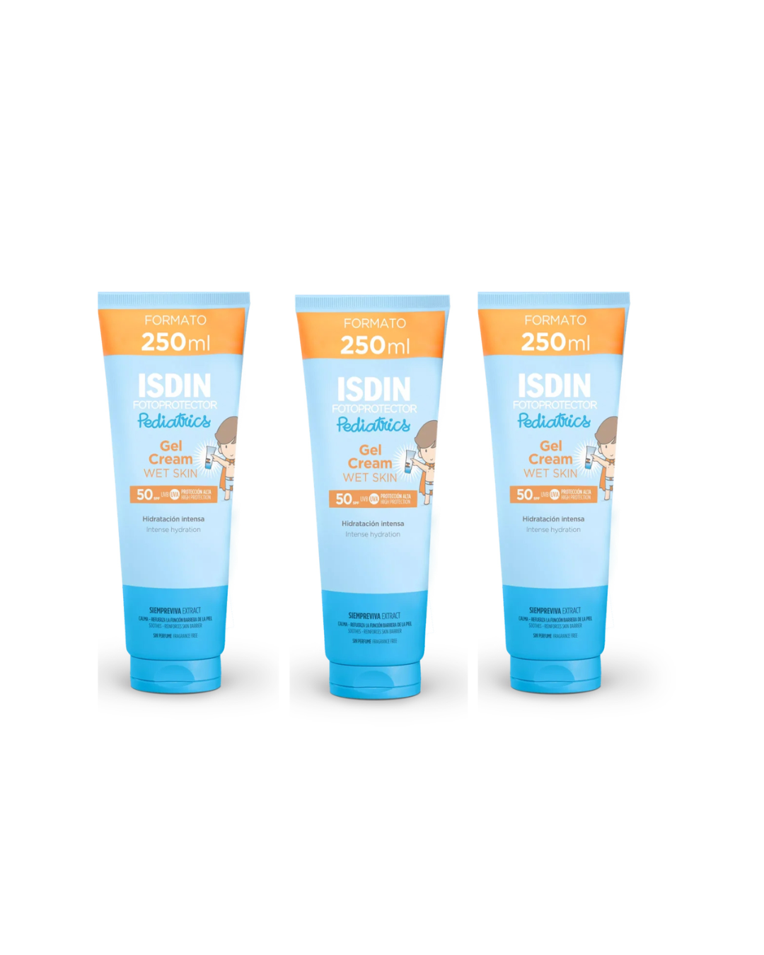 PACK FOTOPROTECTOR ISDIN PEDIATRICO GEL CREMA WE 50 + 250 ML - 1
