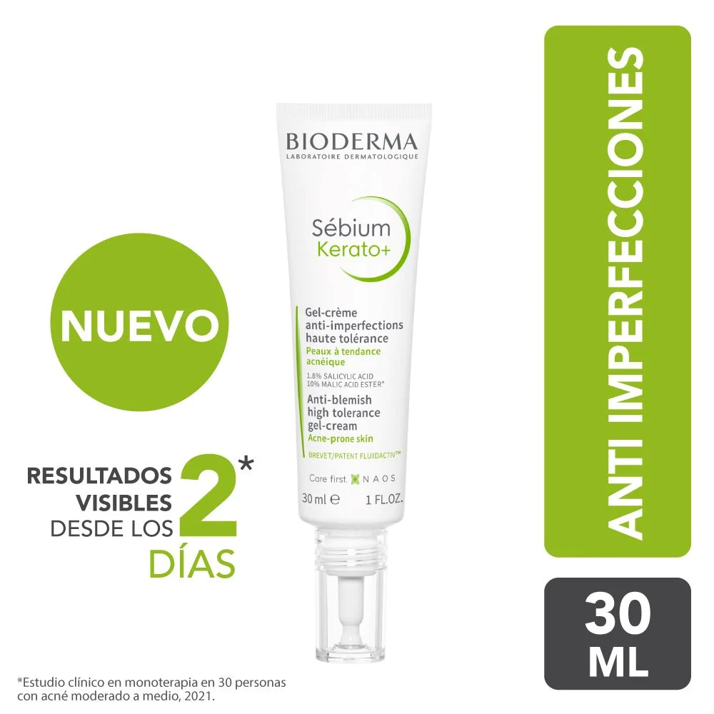DÚO SEBIUM KERATO+ GEL CREMA ANTI-IMPERFECCIONES 30ML - 2