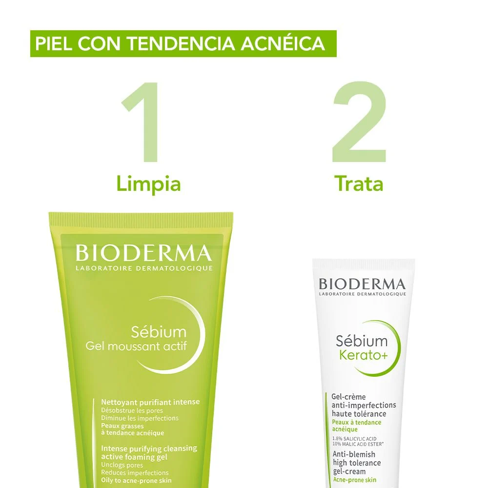 DÚO SEBIUM KERATO+ GEL CREMA ANTI-IMPERFECCIONES 30ML - 3