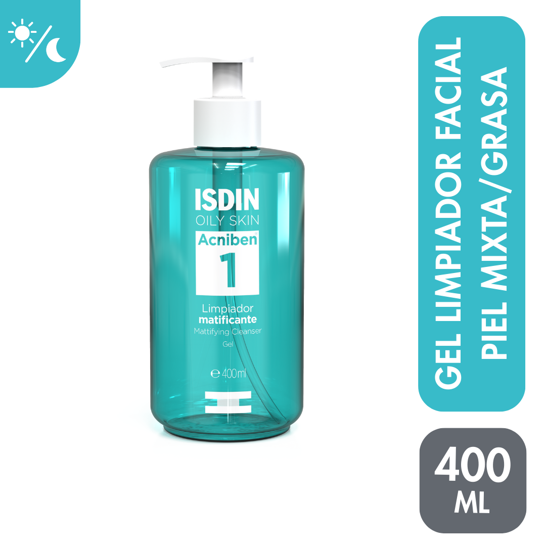 ISDIN ACNIBEN LIMPIADOR MATIFICANTE 400ML - 1