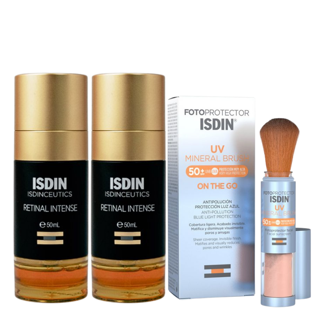 KIT ISDINCEUTICS: 2 RETINAL INTENSE 50ML + 1 MINERAL SUN BRUSH - 1