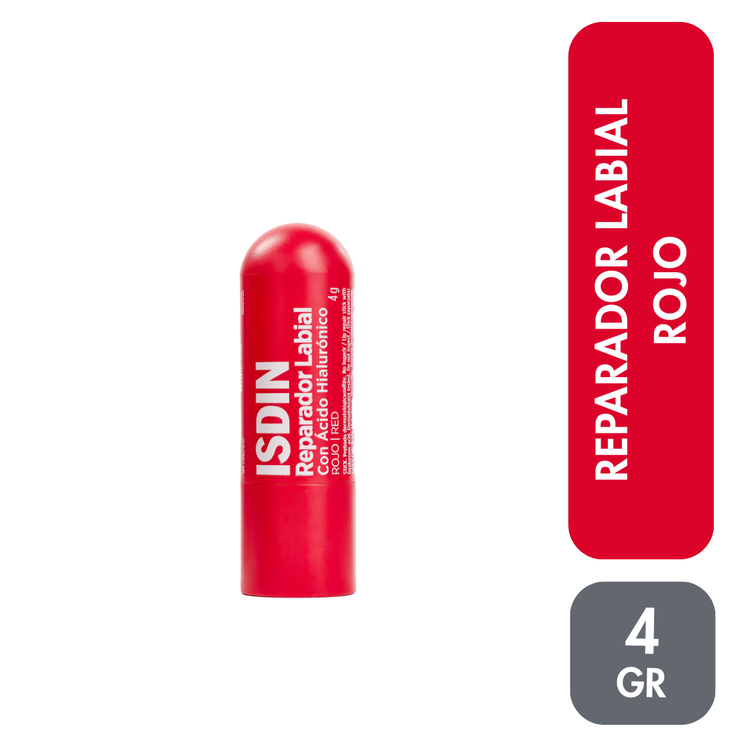 ISDIN REPARADOR LABIAL COLOR ROJO - 1